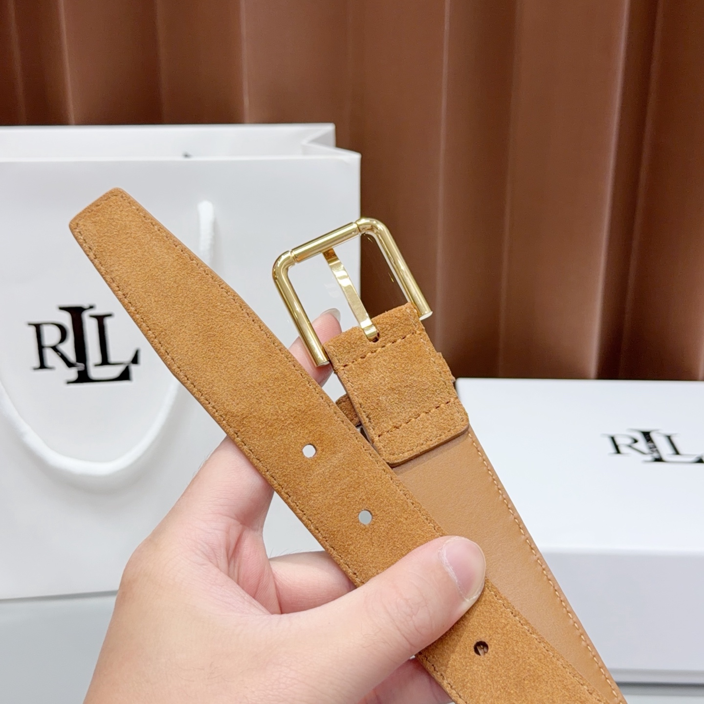 💥💥💥3.0cm 拉夫劳伦腰带，头层牛皮，长度：75.80.85.90.95.100.105.欧 