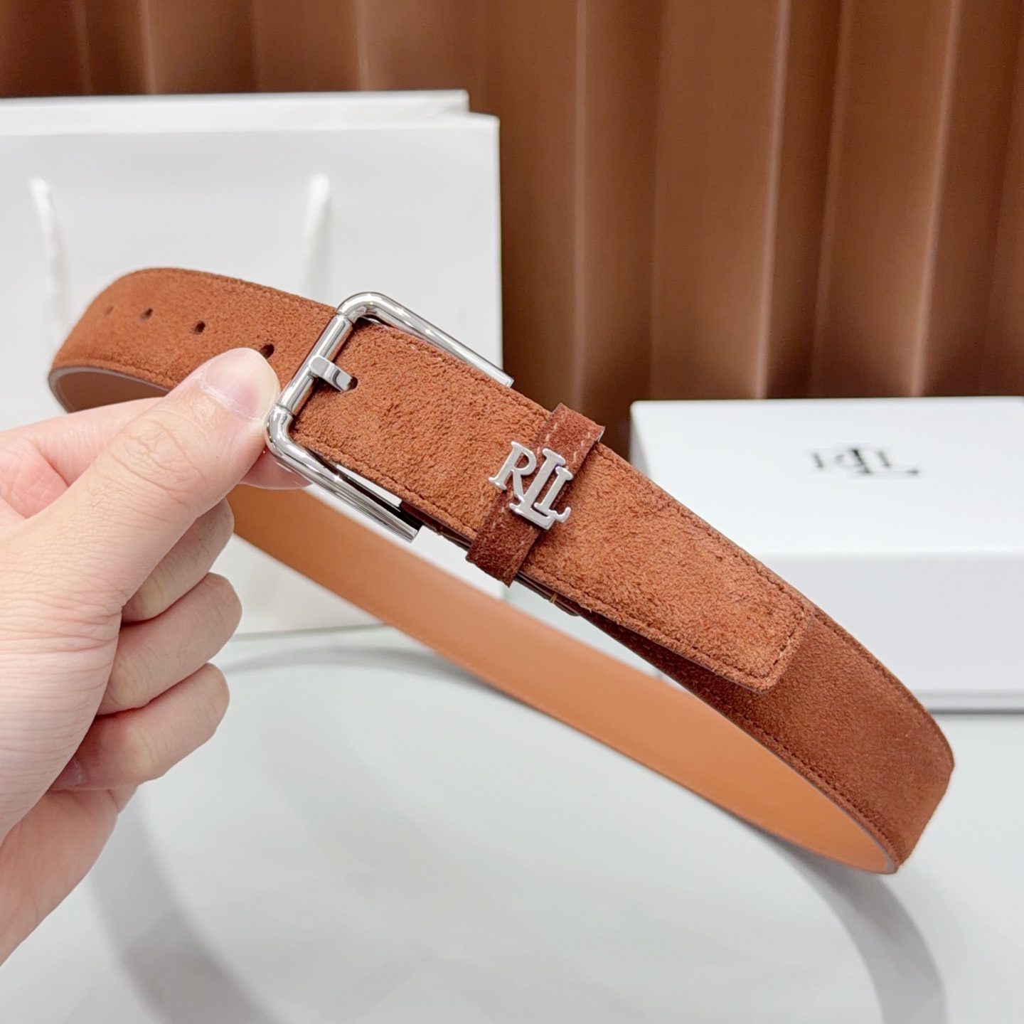 💥💥💥3.0cm 拉夫劳伦腰带，头层牛皮，长度：75.80.85.90.95.100.105.欧. 