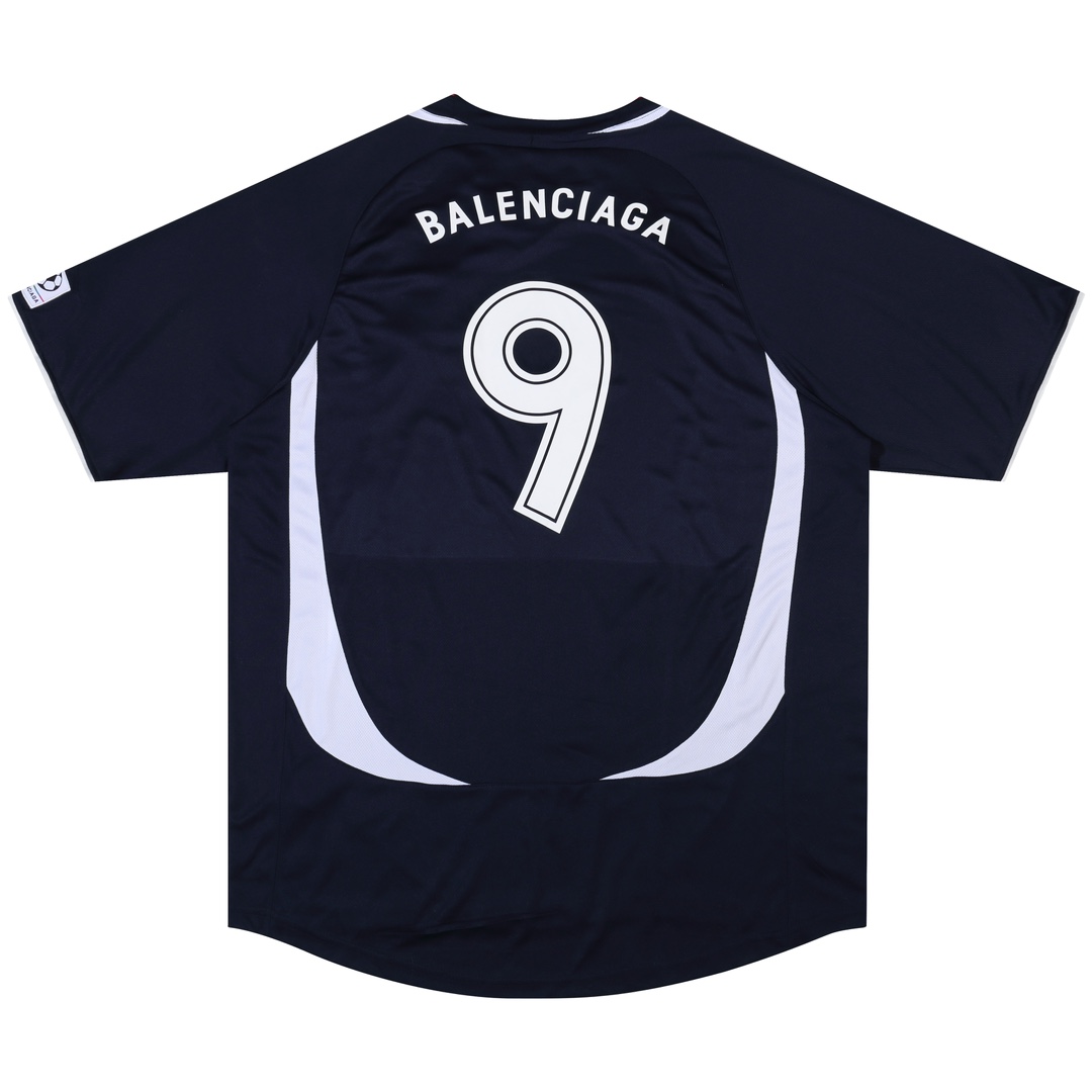 Balenciaga Jersey Top - Paris Logo, Navy Blue, Short Sleeve, Sizes S-XL 2 i1707024577 2564 8