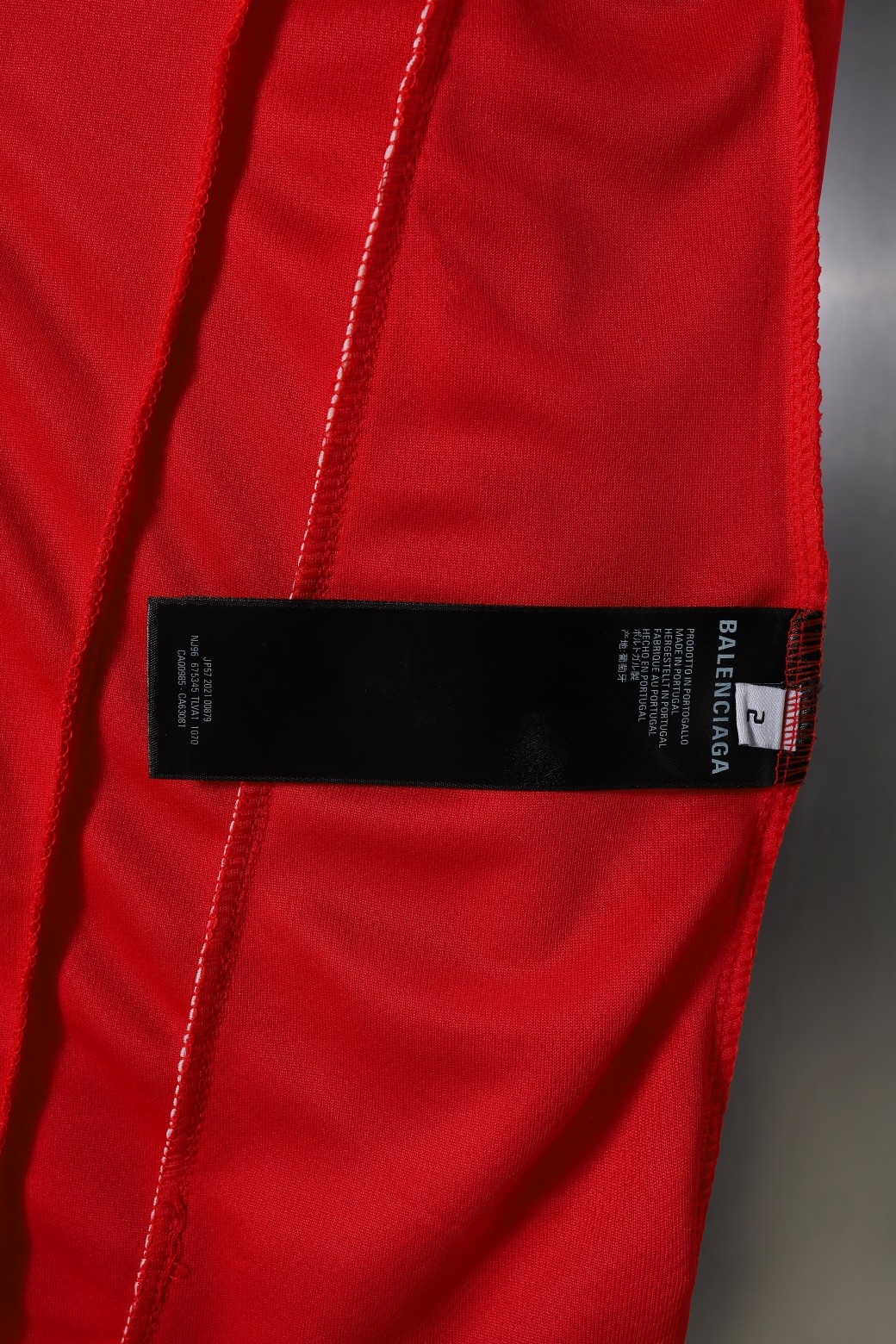 Balenciaga BLNCG Jersey Top - Stylish Red Tee, Sizes S-XL Available Now! 4 a1710963423700 5368