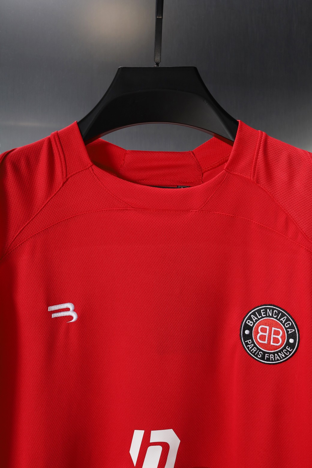Balenciaga BLNCG Jersey Top - Stylish Red Tee, Sizes S-XL Available Now! 5 a1710963423873 8517