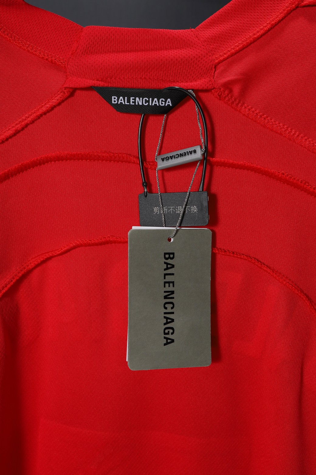 Balenciaga BLNCG Jersey Top - Stylish Red Tee, Sizes S-XL Available Now! 3 a1710963423917 5842
