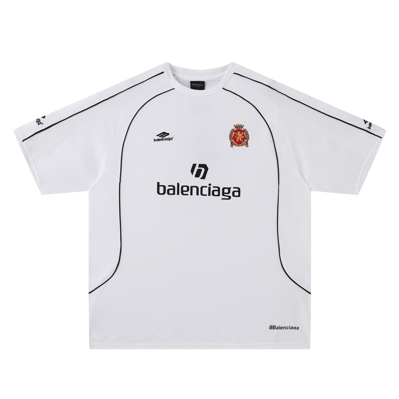 Balenciaga Sports Collaboration Paris Manchester Short Sleeve Jersey