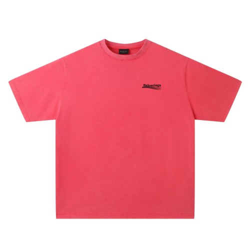 Balenciaga Men's/Women's Valentine's Day Black Label Embroidered T-Shirt 1 Balenciaga Men's/Women's Valentine's Day Black Label Embroidered T-Shirt