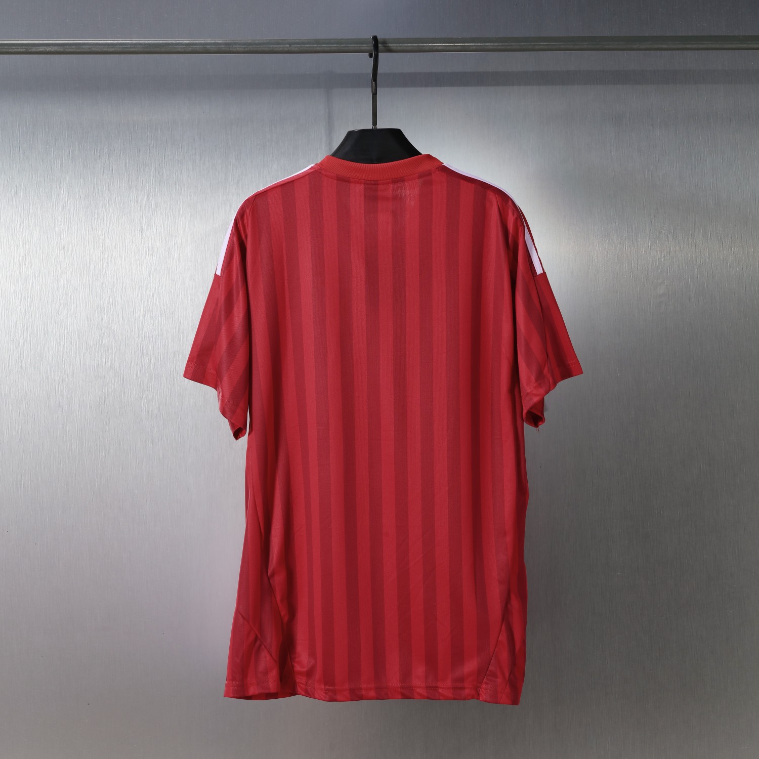 Adidas X Balenciaga Jersey Top - Red Striped T-Shirt, Sizes S-XL 3 a1717492894502 0545