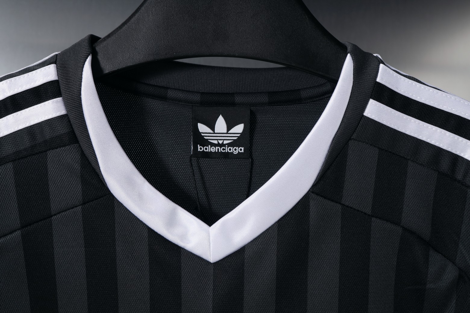 Adidas x Balenciaga Jersey Top: Stylish Striped Tee, Sizes S-XL Available 4 a1717493002297 0770