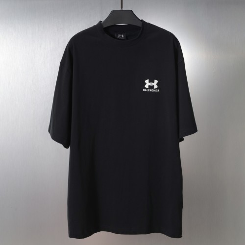 Balenciaga X Under Armour Collab Logo Embroidered Short Sleeve T-Shirt 1 Balenciaga X Under Armour Collab Logo Embroidered Short Sleeve T-Shirt