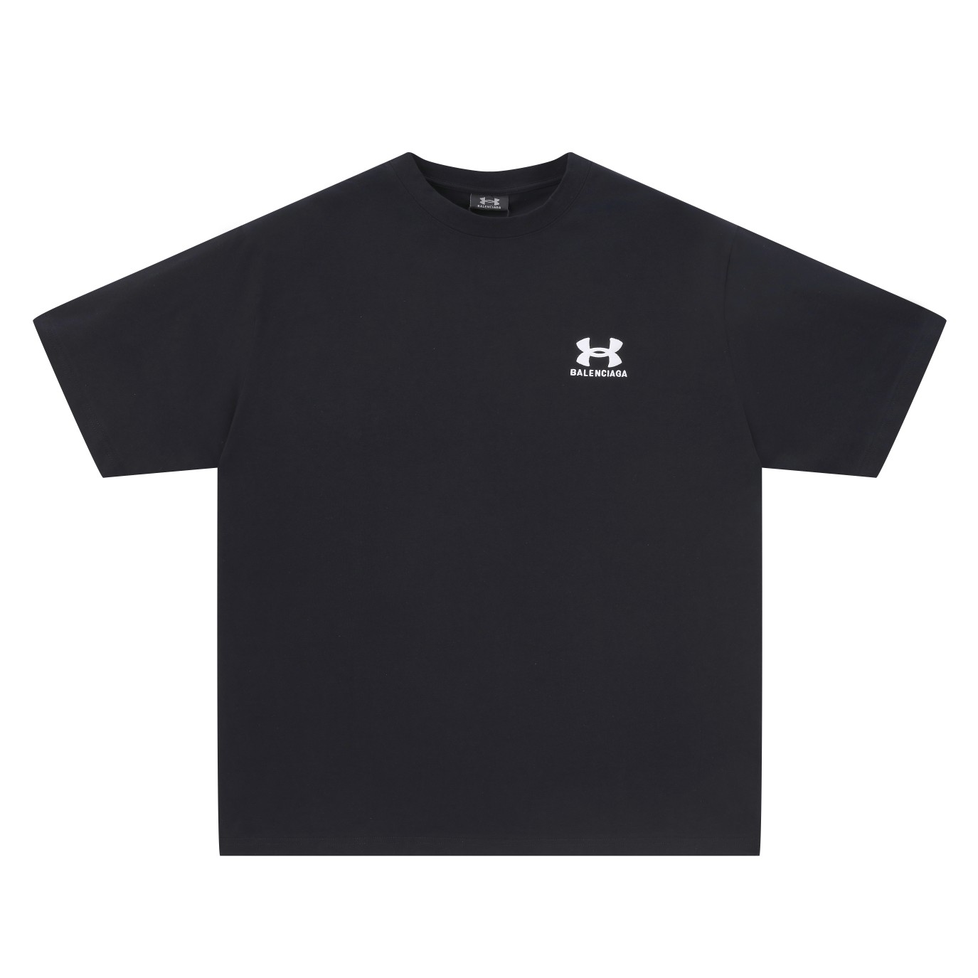 Balenciaga x Under Armour Logo Embroidered Short Sleeve T-Shirt for Men and Women