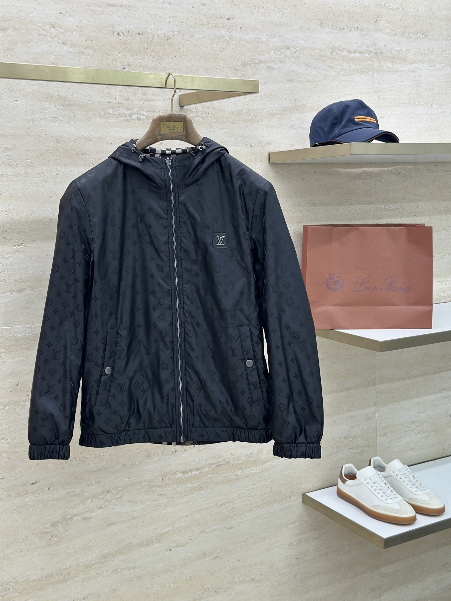 LOUIS VUITTON 2025ss秋冬新款系列🆕驴家双面穿休闲连帽夹克外套🧥专柜同步发售 超高工艺