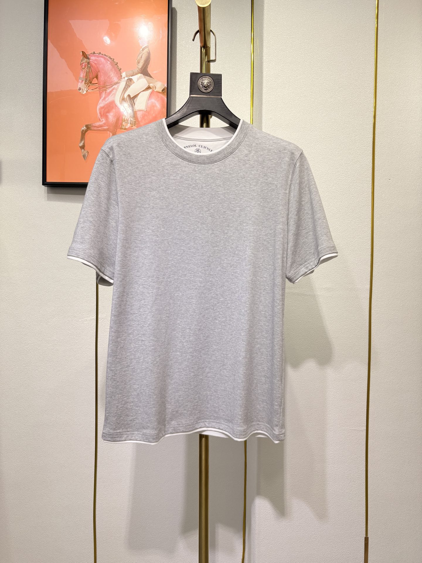 BC新款 男士休闲短袖T恤，采用纯棉面料，面料舒适透气性好，秉承大牌的传统给时尚添加魅力！袖口和衣脚拼色