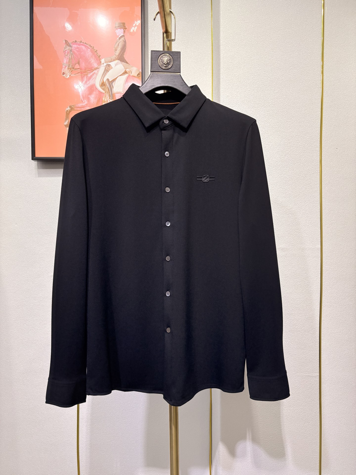 ZEGNA 25秋冬新杰尼亚长袖衬衫，奢华经典元素设计！采用舒适透气针织面料，属于入柜级别，可预见性的爆