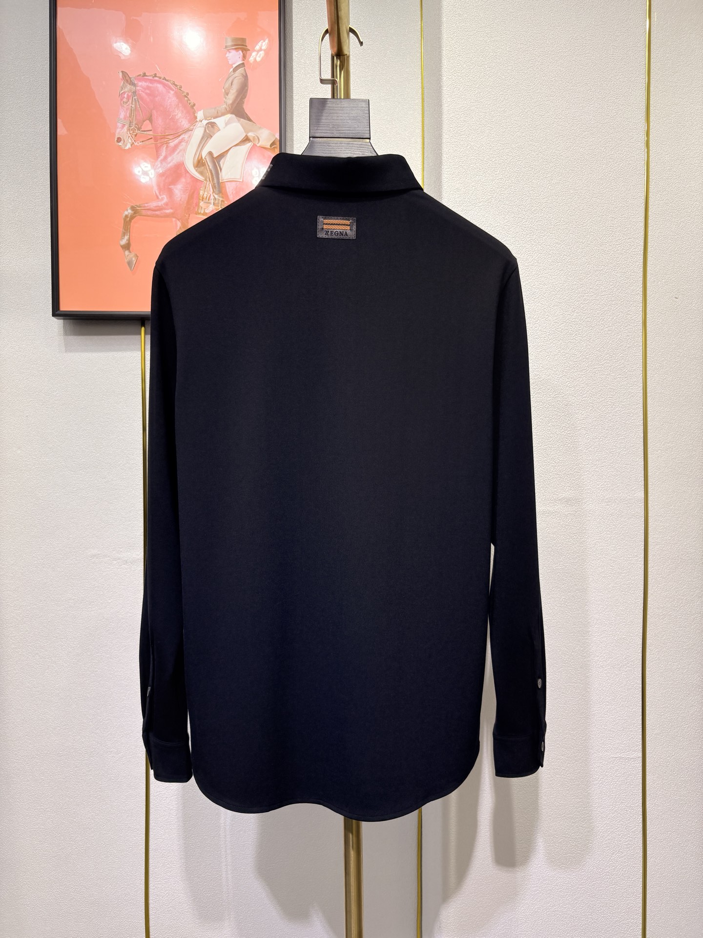 ZEGNA 25秋冬新杰尼亚长袖衬衫，奢华经典元素设计！采用舒适透气针织面料，属于入柜级别，可预见性的爆
