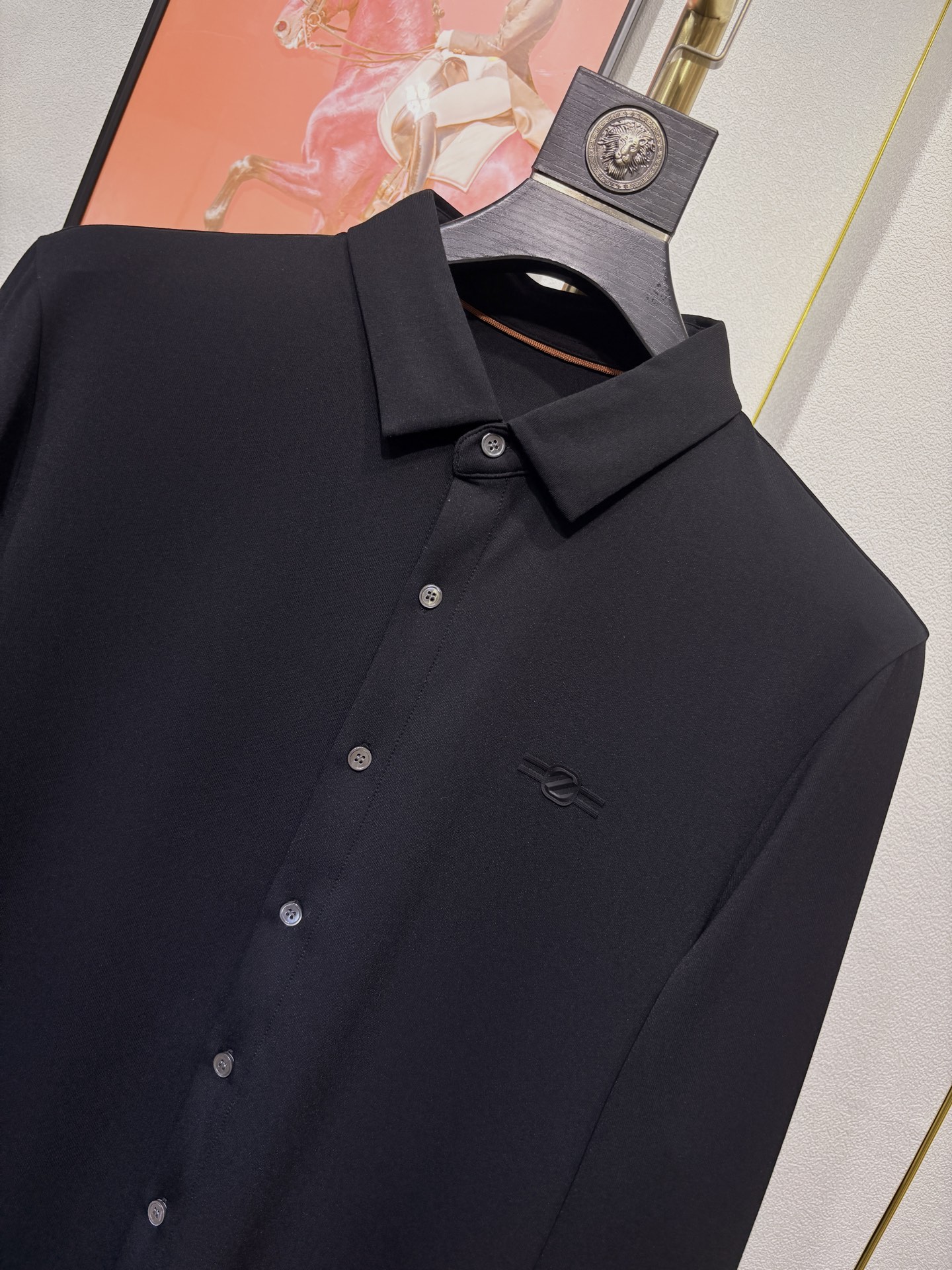 ZEGNA 25秋冬新杰尼亚长袖衬衫，奢华经典元素设计！采用舒适透气针织面料，属于入柜级别，可预见性的爆
