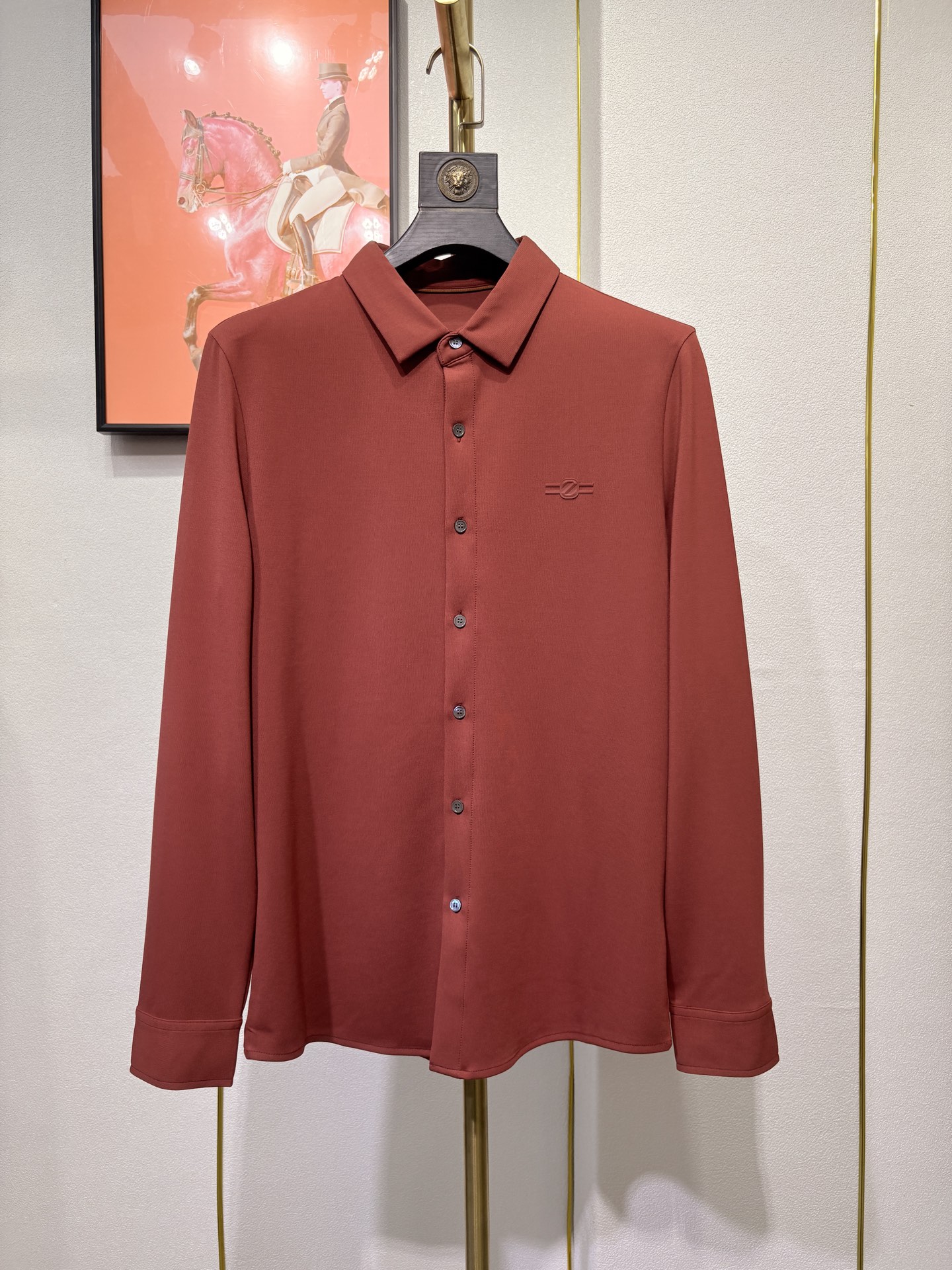 ZEGNA 25秋冬新杰尼亚长袖衬衫，奢华经典元素设计！采用舒适透气针织面料，属于入柜级别，可预见性的爆