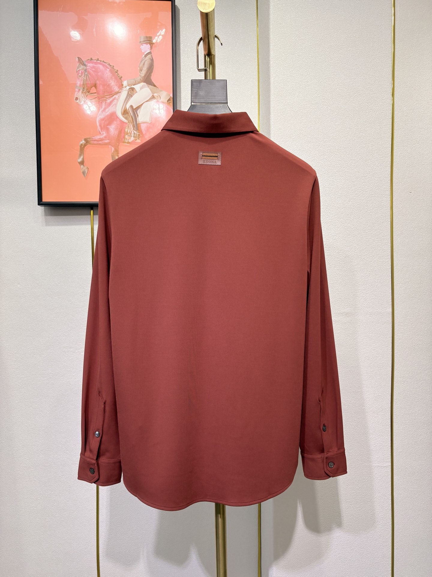 ZEGNA 25秋冬新杰尼亚长袖衬衫，奢华经典元素设计！采用舒适透气针织面料，属于入柜级别，可预见性的爆