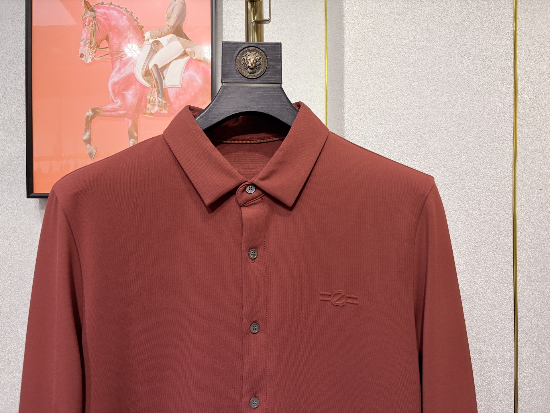 ZEGNA 25秋冬新杰尼亚长袖衬衫，奢华经典元素设计！采用舒适透气针织面料，属于入柜级别，可预见性的爆