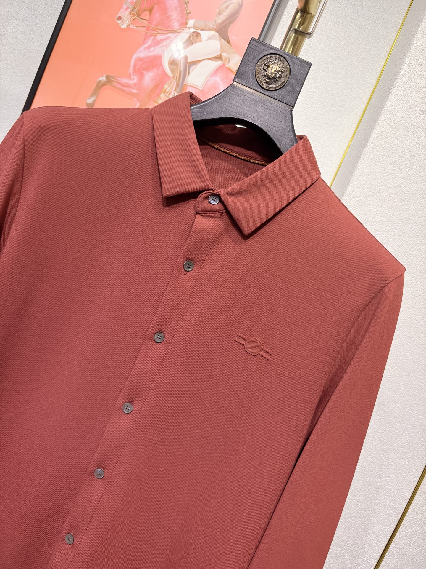 ZEGNA 25秋冬新杰尼亚长袖衬衫，奢华经典元素设计！采用舒适透气针织面料，属于入柜级别，可预见性的爆