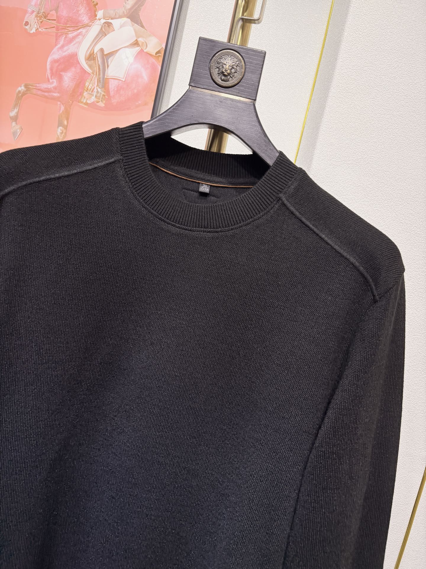 lP🆕诺悠翩雅，2025秋冬男款羊毛混纺毛衣，超级简约大方的版型设计（绵羊毛 棉 聚酯纤维 腈纶混纺材质