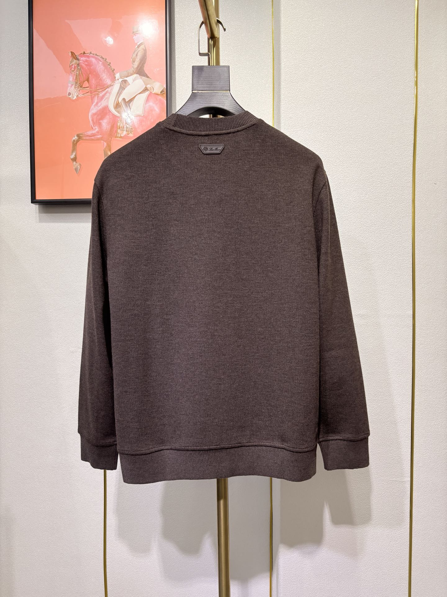 lP🆕诺悠翩雅，2025秋冬男款羊毛混纺毛衣，超级简约大方的版型设计（绵羊毛 棉 聚酯纤维 腈纶混纺材质