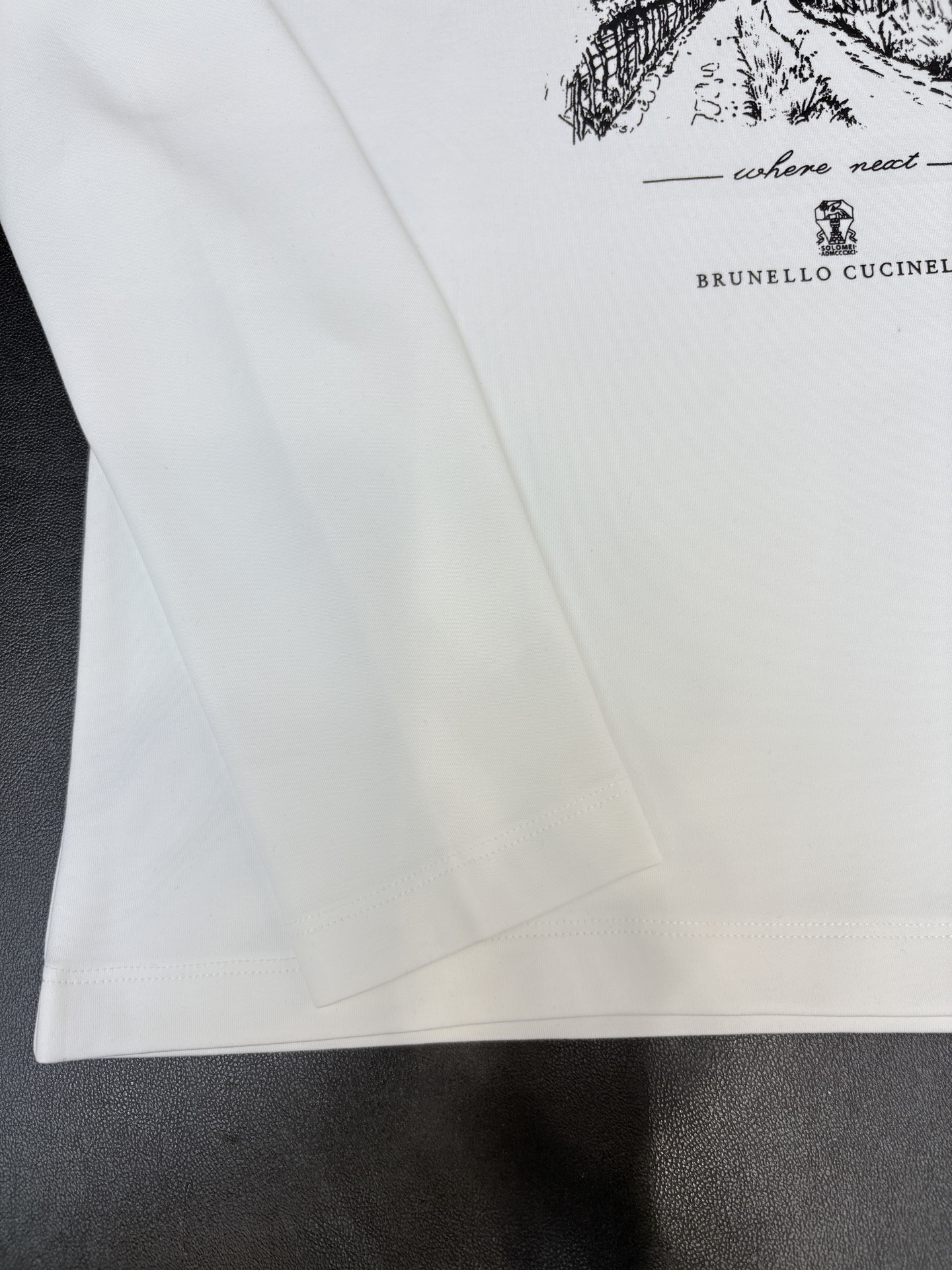 Brunello Cucinelli，BC，2025时尚男士高品质长袖打底衫！采用高档顶级，双面拉架面料