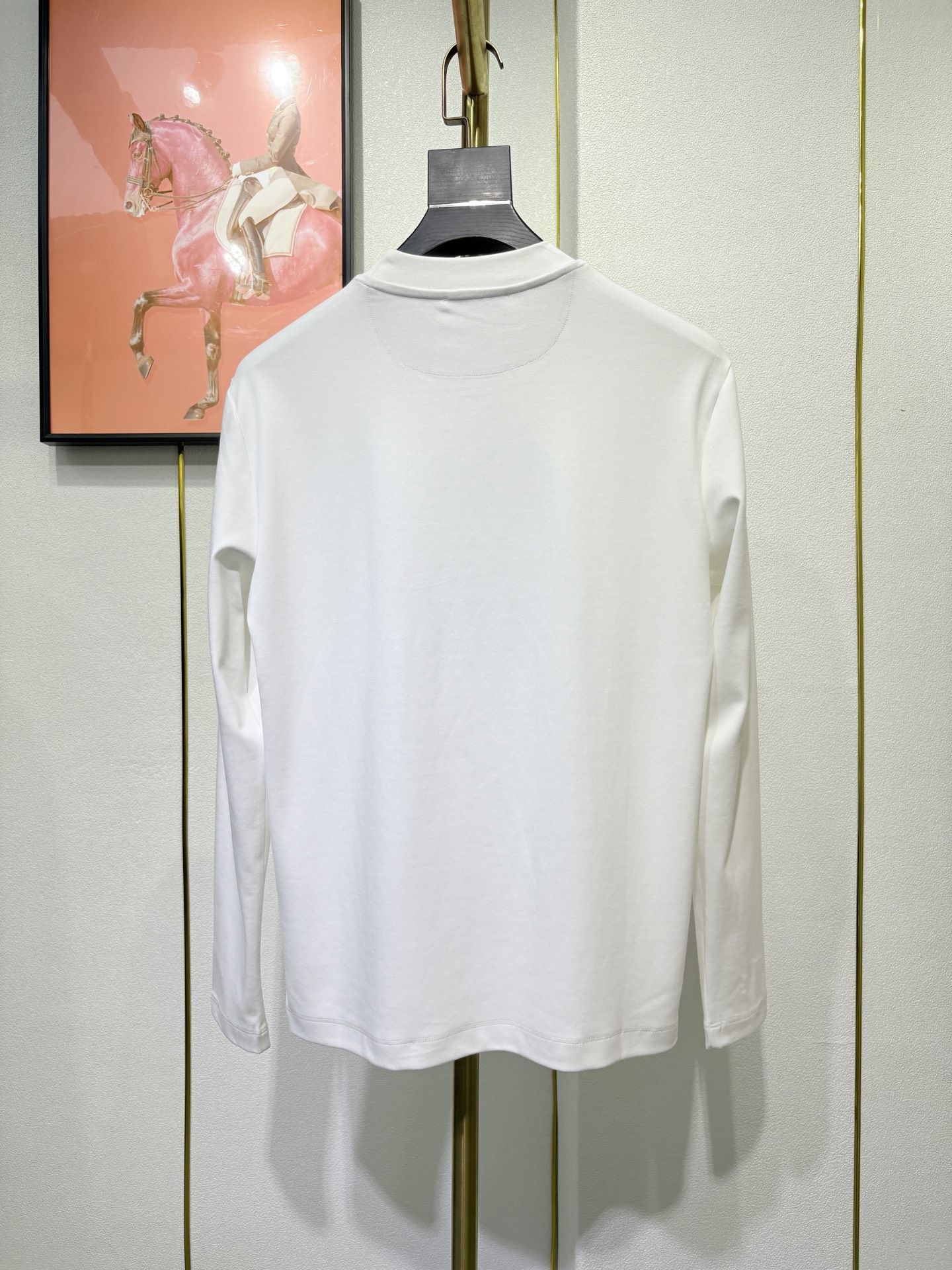 Brunello Cucinelli，BC，2025时尚男士高品质长袖打底衫！采用高档顶级，双面拉架面料