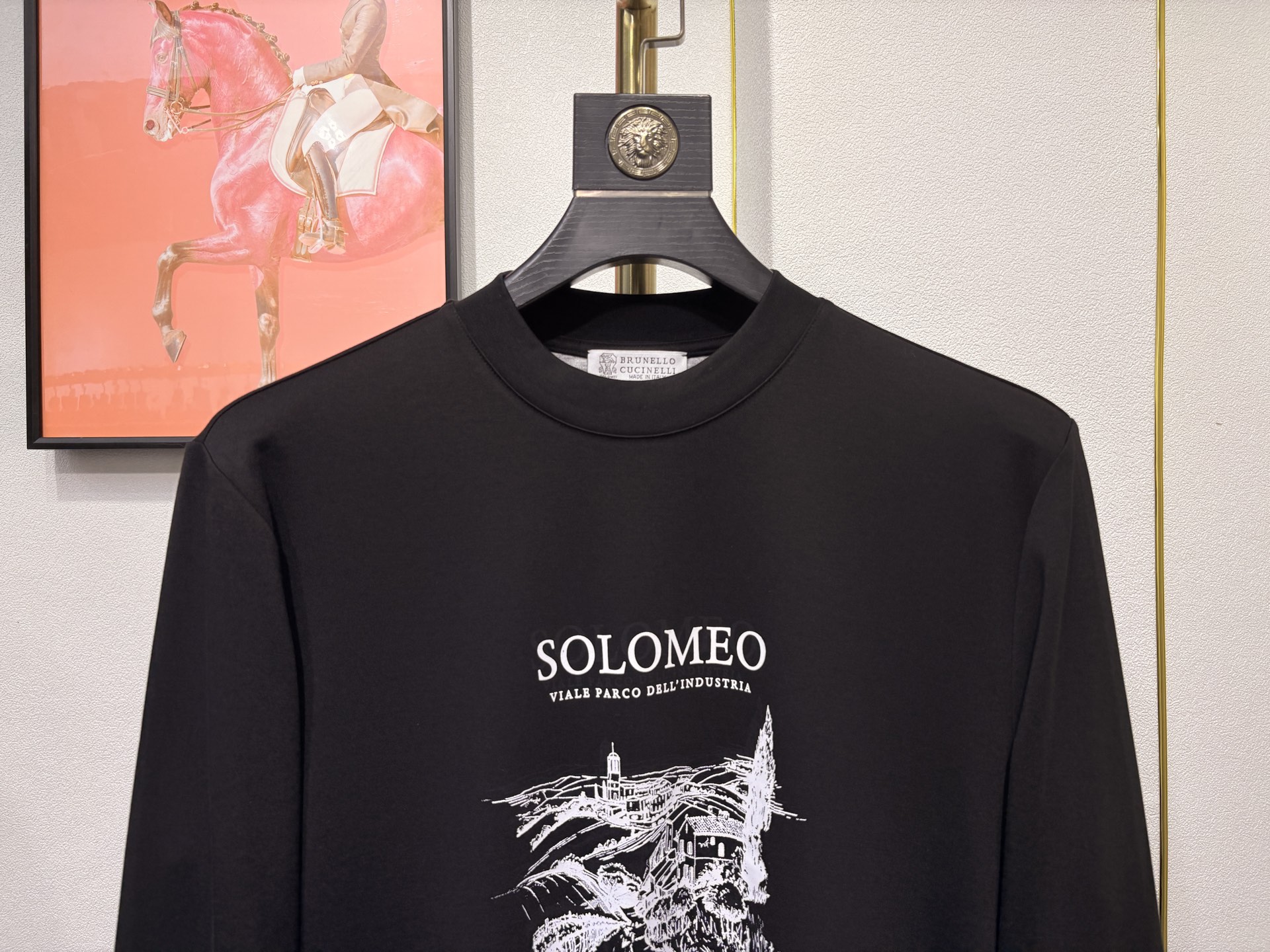 Brunello Cucinelli，BC，2025时尚男士高品质长袖打底衫！采用高档顶级，双面拉架面料