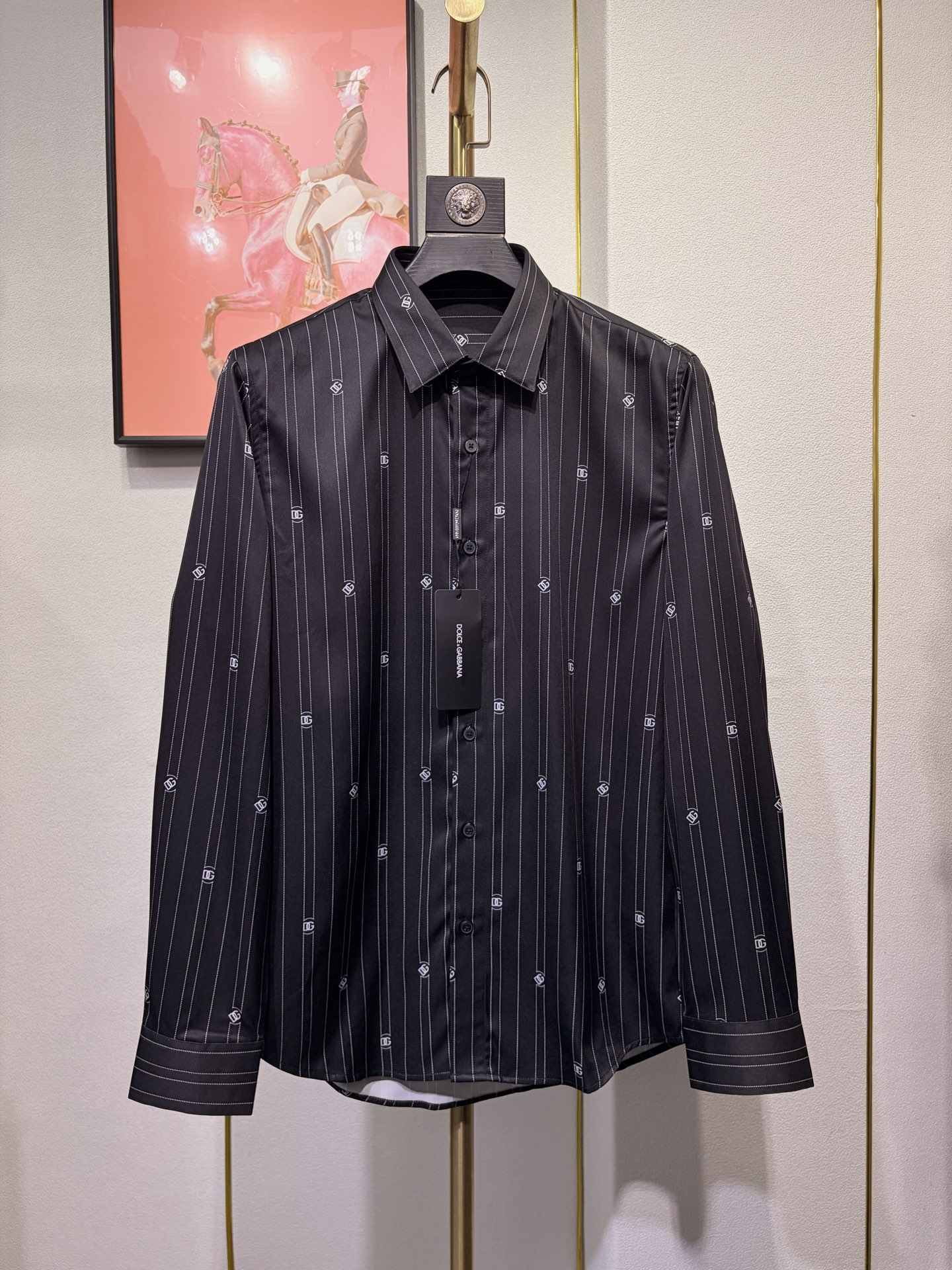 DG，2026新款独家专供新款男士休闲Polo衬衫，高端定制面料，高端版本，时尚百搭爆款，选用进口仿真丝