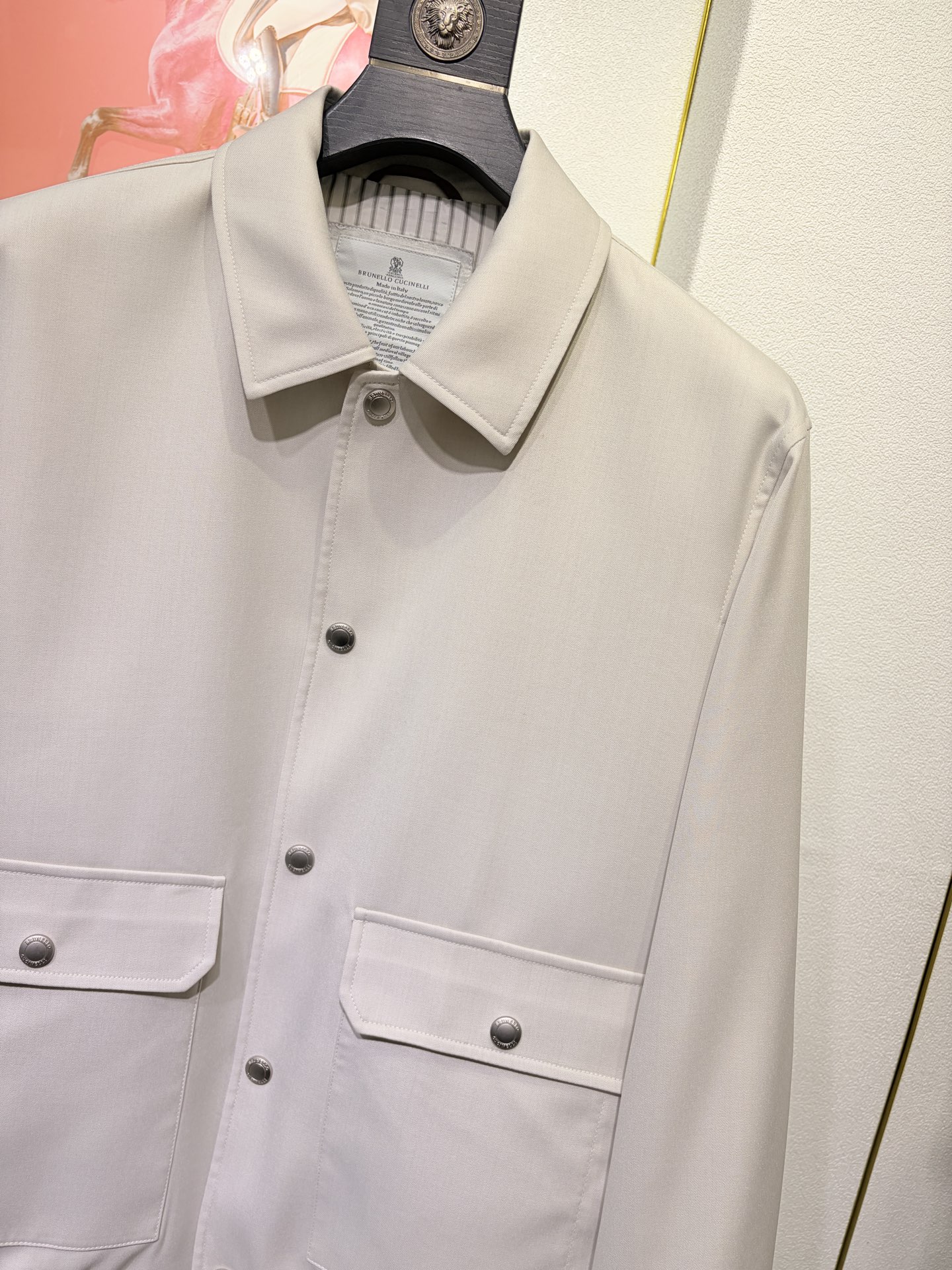 BC 2026春款 男士商务翻领夹克外套，任何场合都可驾驭，开模定制五金配件 三标齐 羊毛 尼龙 聚酯纤