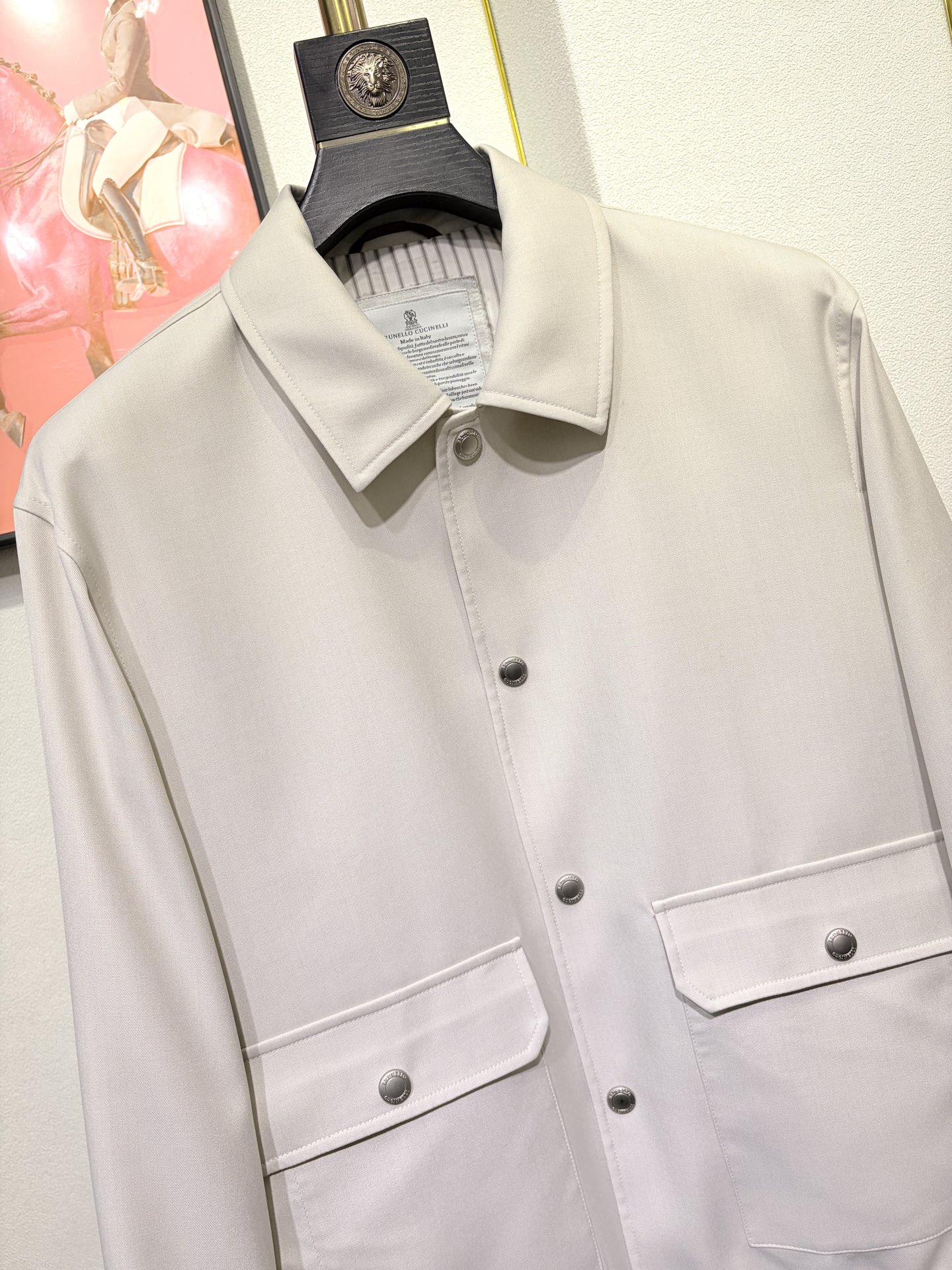 BC 2026春款 男士商务翻领夹克外套，任何场合都可驾驭，开模定制五金配件 三标齐 羊毛 尼龙 聚酯纤