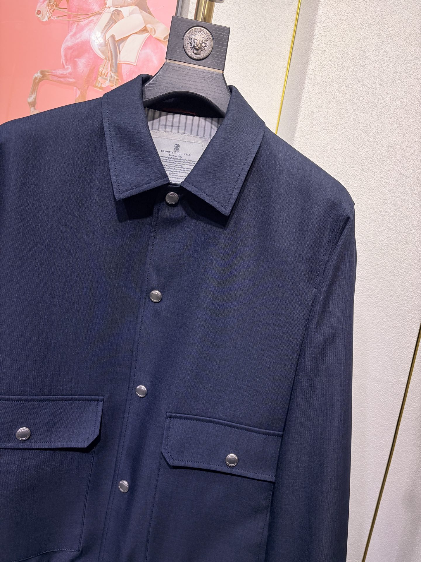 BC 2026春款 男士商务翻领夹克外套，任何场合都可驾驭，开模定制五金配件 三标齐 羊毛 尼龙 聚酯纤