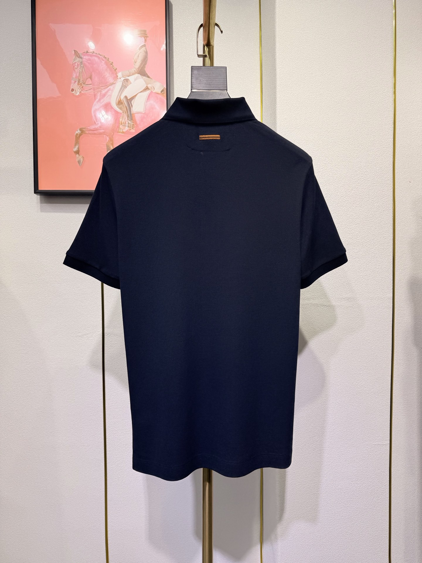 ZEGNA 2026新款羊毛双面珠地Polo衫｜双面质感的高阶型格，采用羊毛双面珠地面料，正反双珠地织造