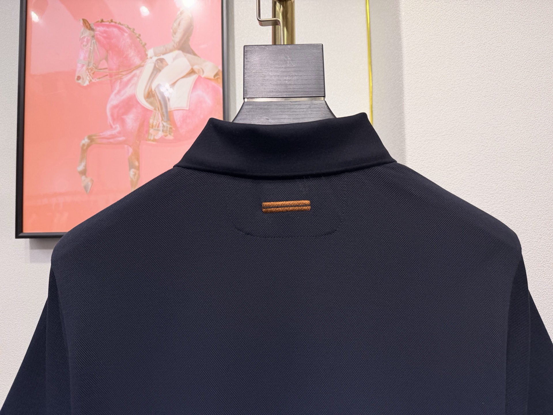 ZEGNA 2026新款羊毛双面珠地Polo衫｜双面质感的高阶型格，采用羊毛双面珠地面料，正反双珠地织造