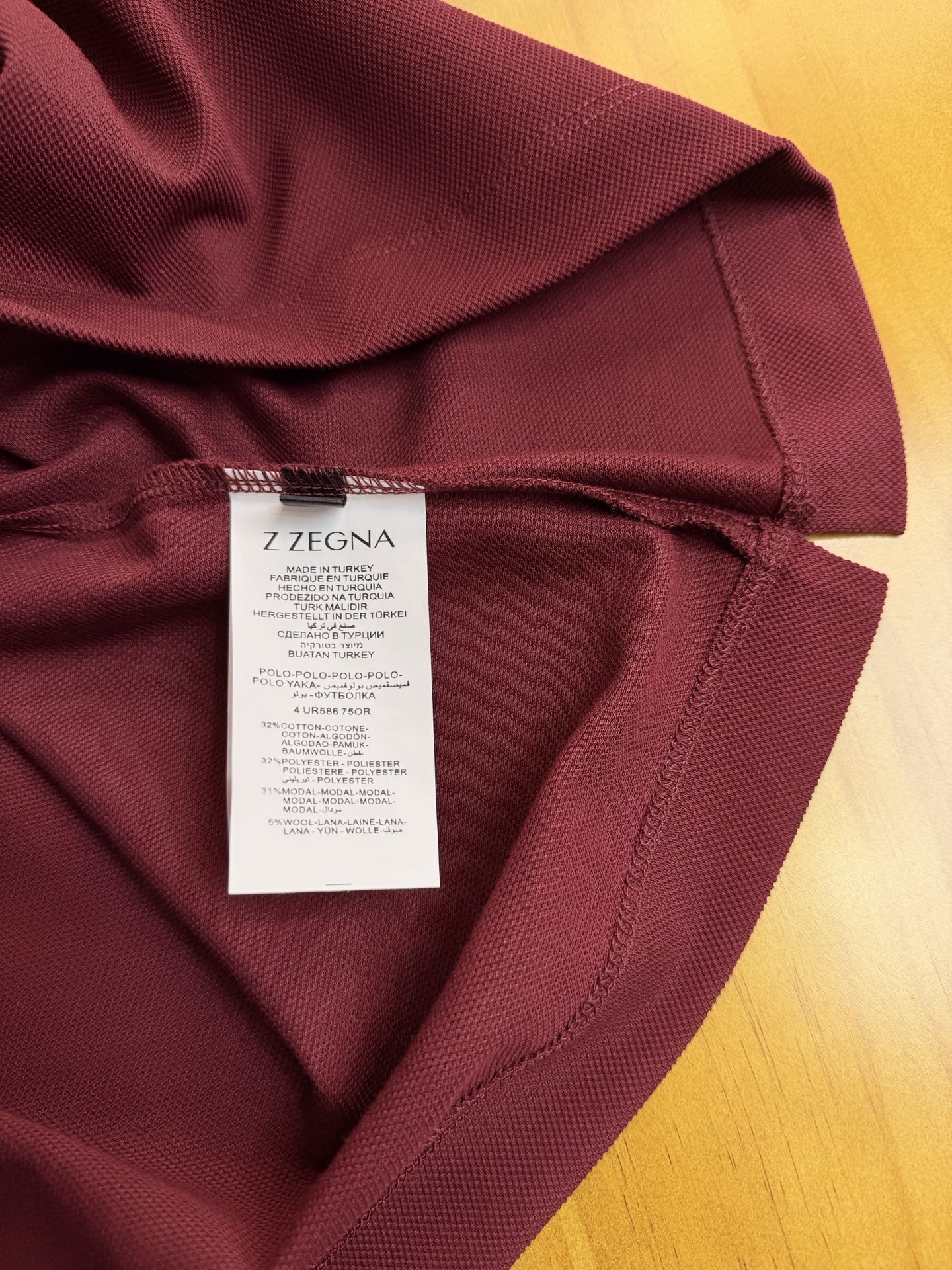 ZEGNA 2026新款羊毛双面珠地Polo衫｜双面质感的高阶型格，采用羊毛双面珠地面料，正反双珠地织造