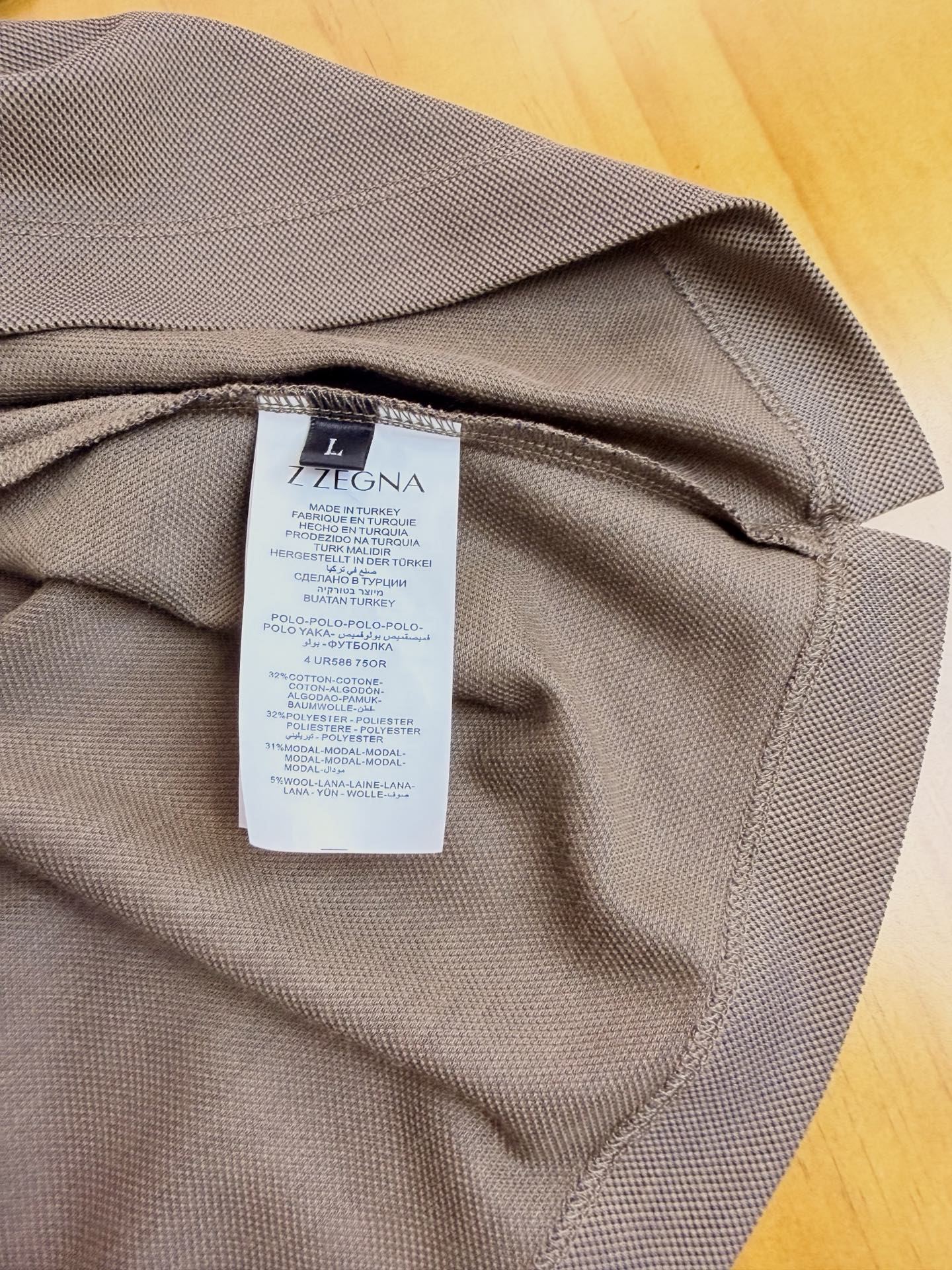 ZEGNA 2026新款羊毛双面珠地Polo衫｜双面质感的高阶型格，采用羊毛双面珠地面料，正反双珠地织造