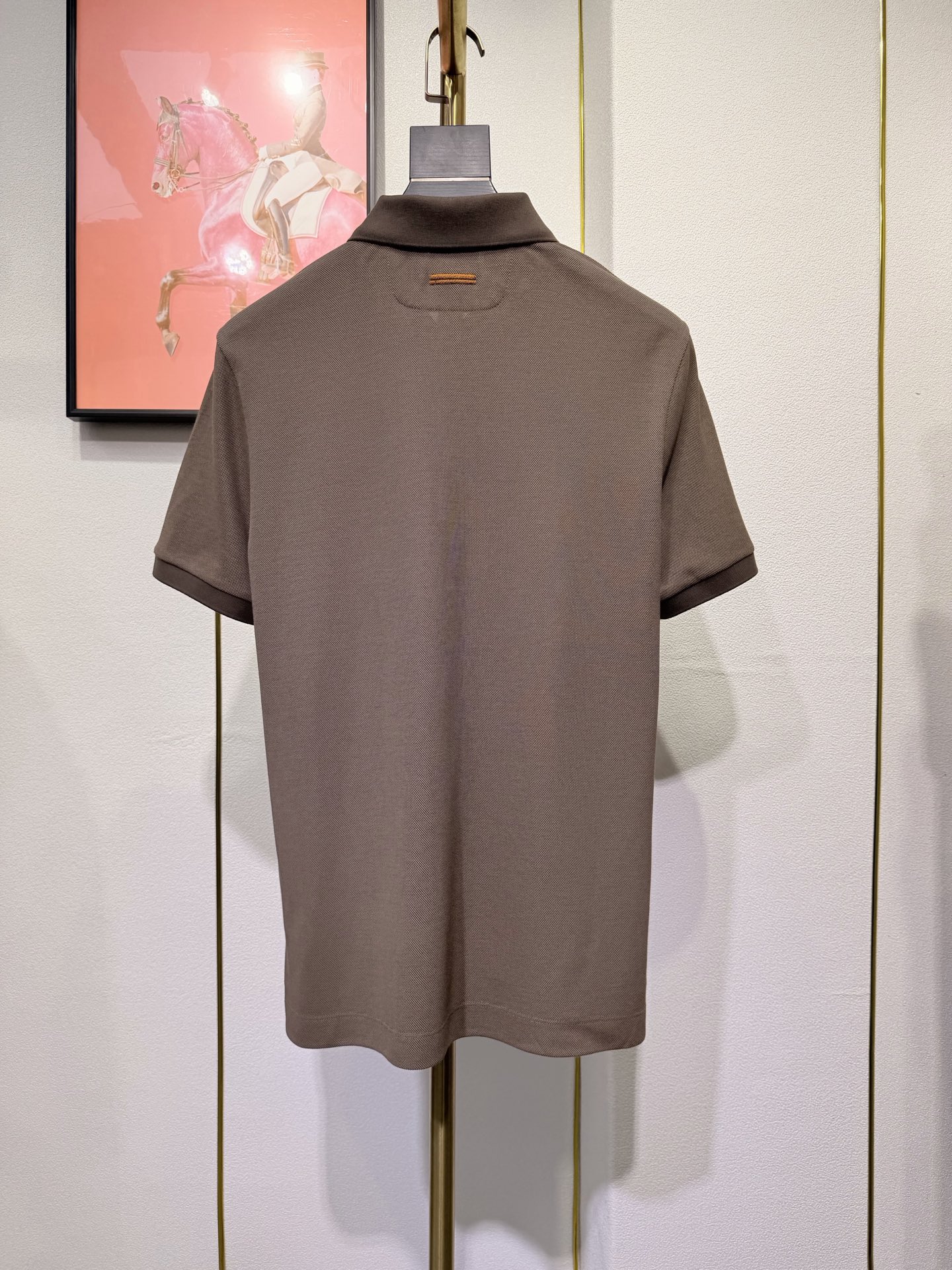 ZEGNA 2026新款羊毛双面珠地Polo衫｜双面质感的高阶型格，采用羊毛双面珠地面料，正反双珠地织造