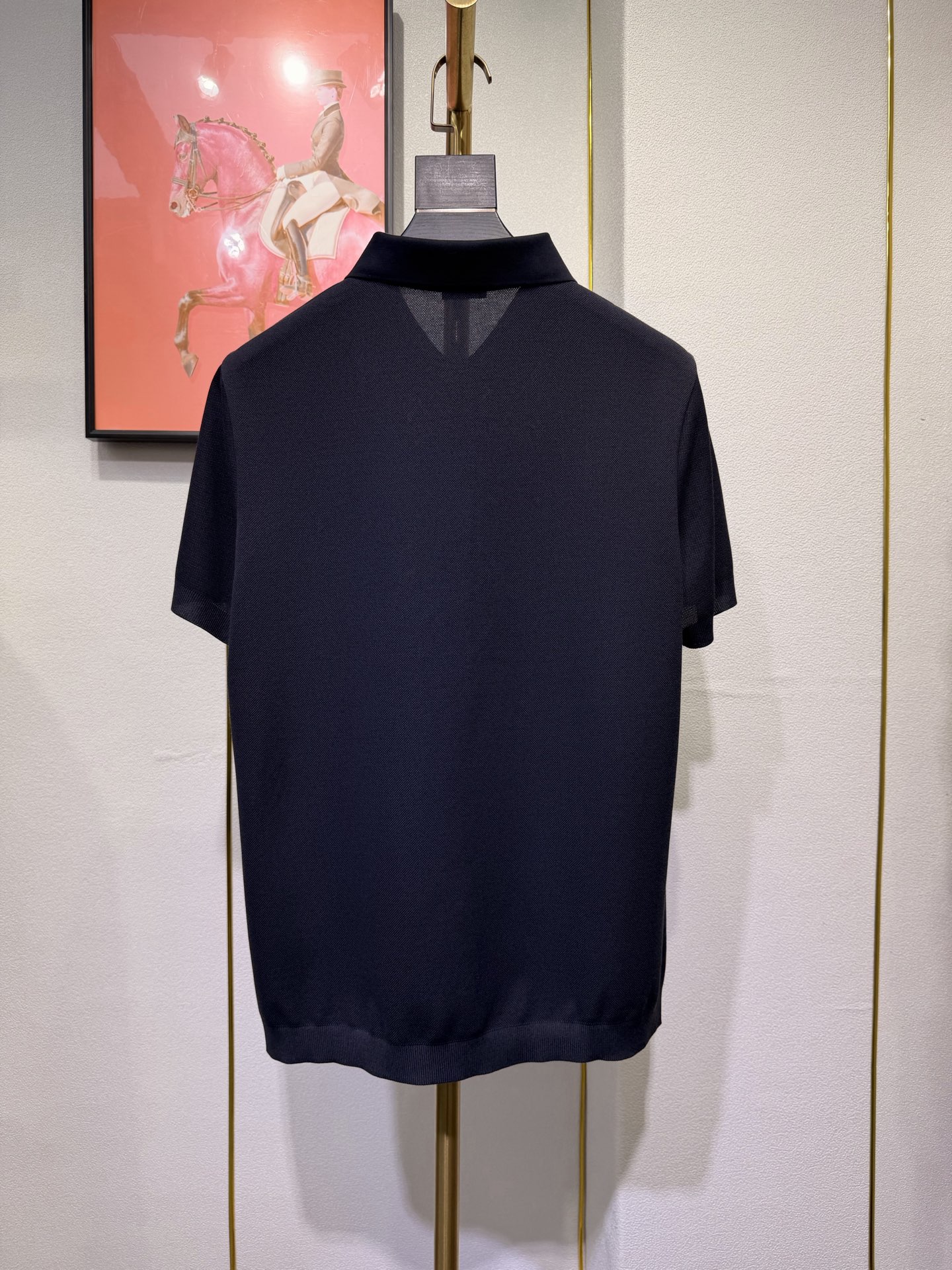 ZEGNA 杰尼亚2026新款男士标识短袖Polo衫，商务休闲翻领POLO恤.该款Polo衫采用丝光珠地