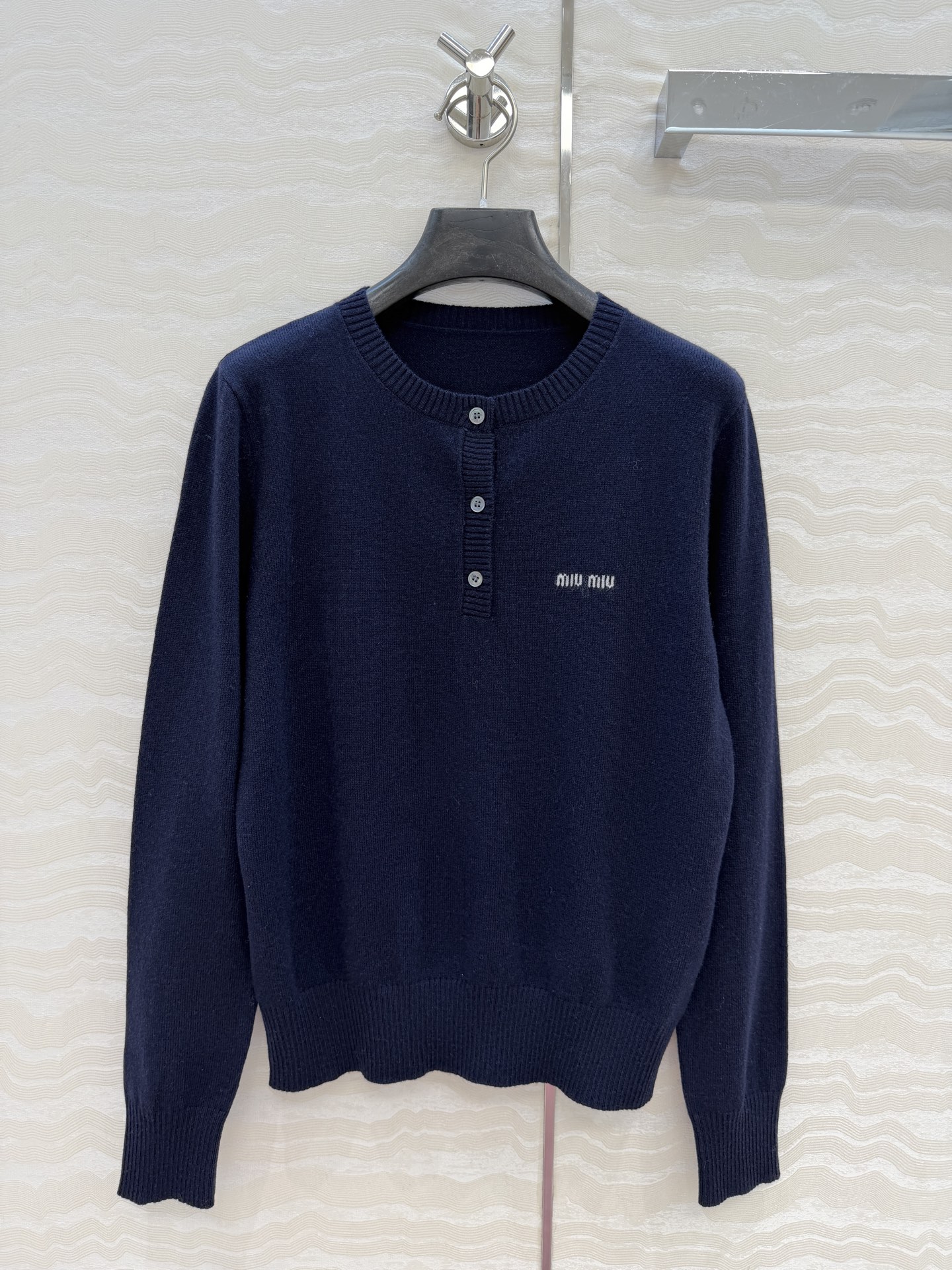 爆单推荐❤️原单品质miu系少女穿搭，亨利领羊绒小上衣！格蕾系色系！进口羊绒纱线软糯细腻！气质少女风减龄