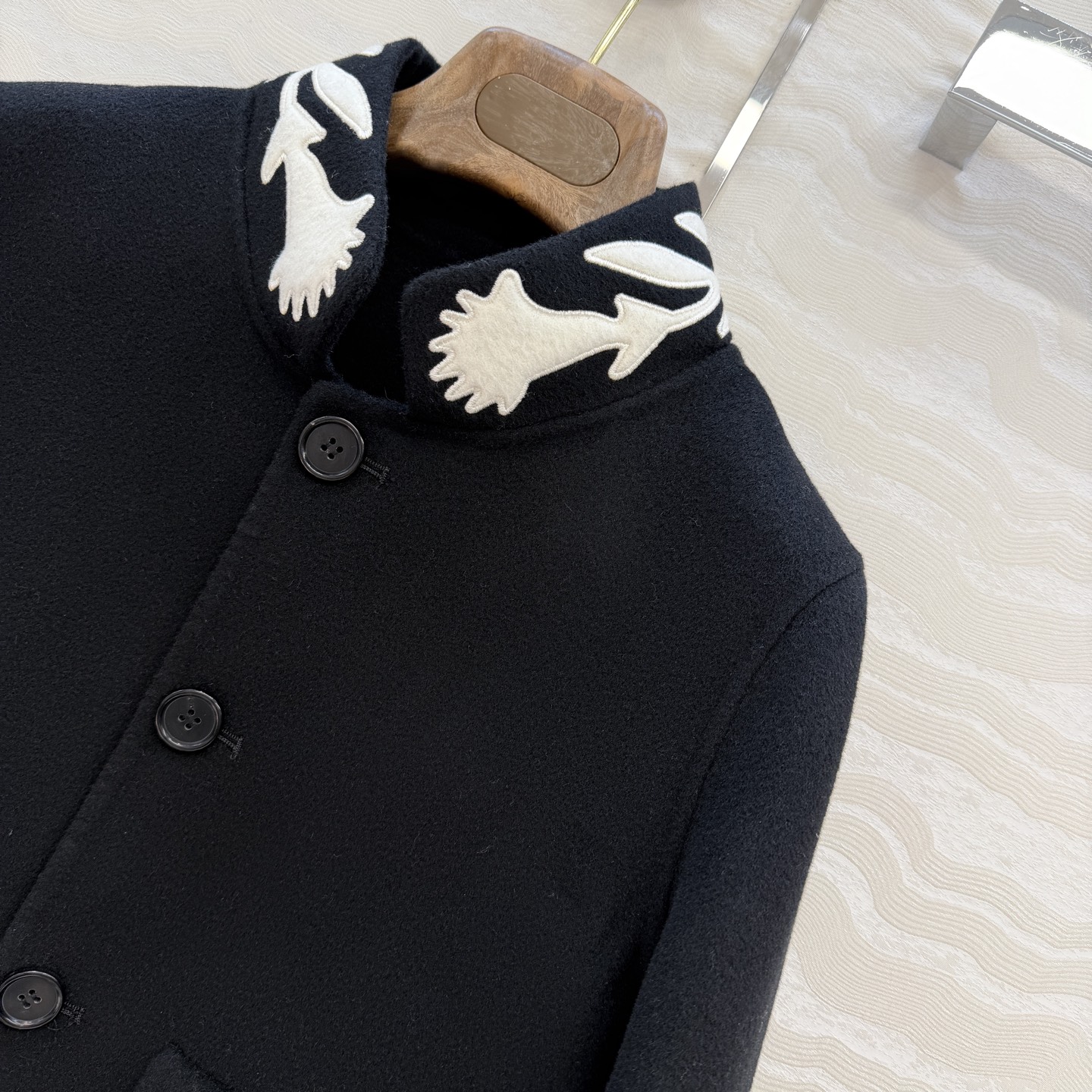 高端原单品质❤️lP🆕高智感穿搭！老钱风经典Maire夹克羊绒小外套！独家定制Melton刺绣花㚏设计工