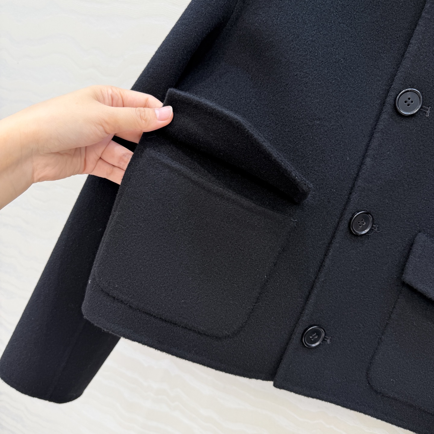 高端原单品质❤️lP🆕高智感穿搭！老钱风经典Maire夹克羊绒小外套！独家定制Melton刺绣花㚏设计工