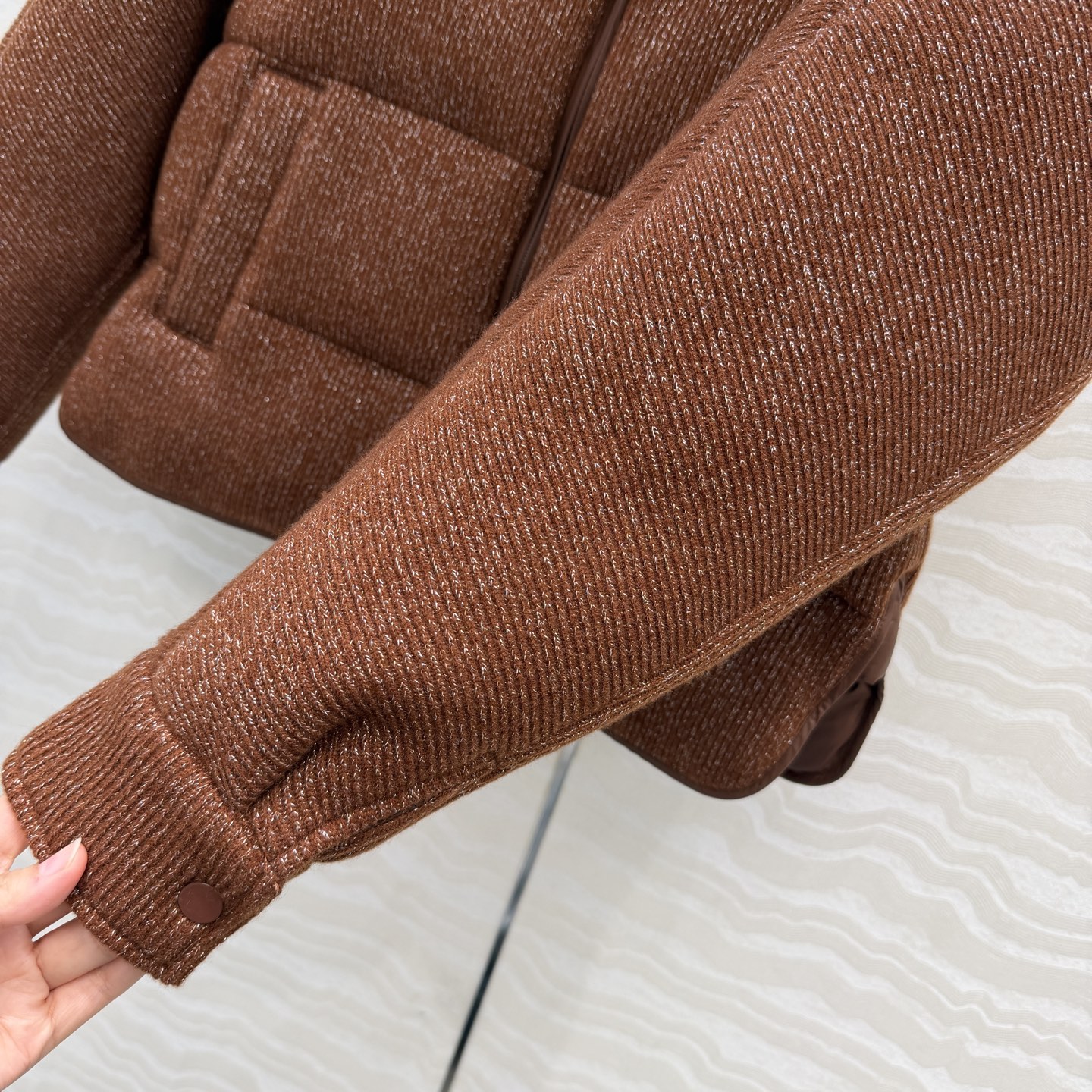 独家首发❤️品质控必入！BC高奢老钱风穿搭！重工金丝纱线羊毛面包羽绒服！国标进口90%白鹅绒轻盈舒适自带