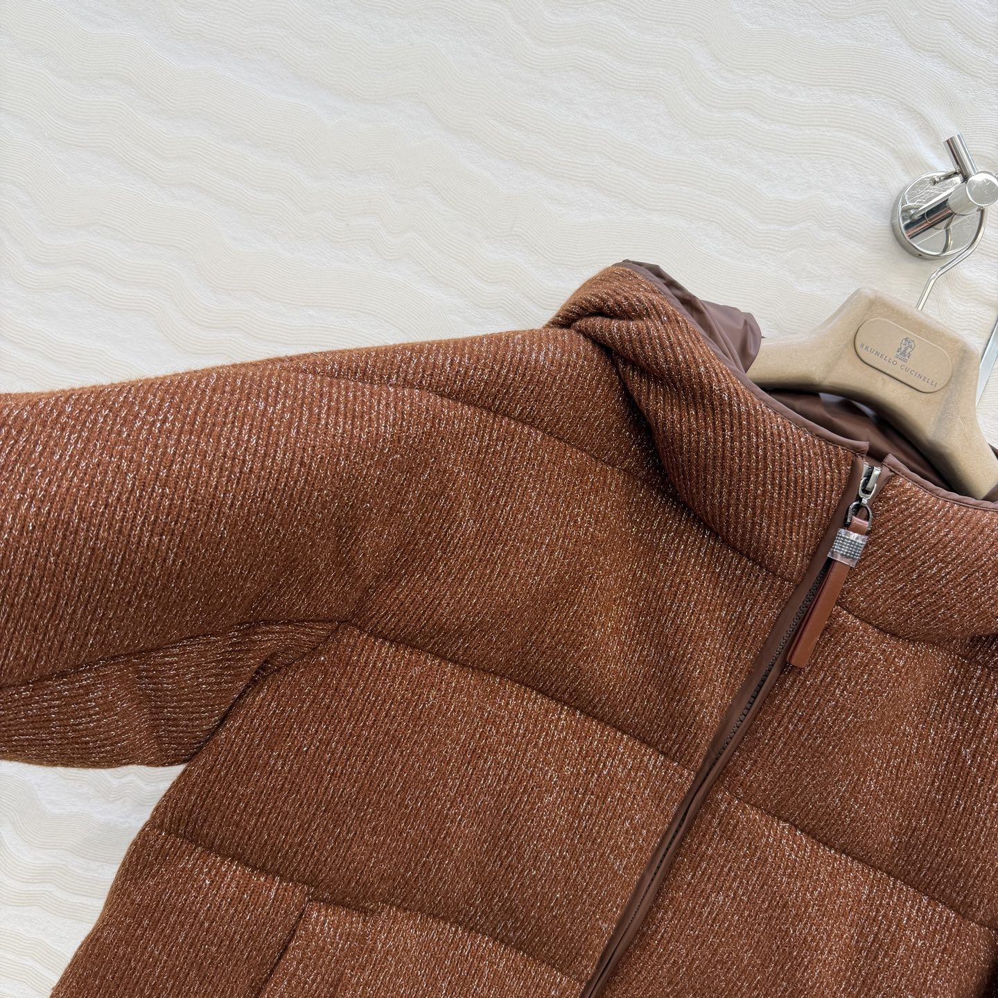 独家首发❤️品质控必入！BC高奢老钱风穿搭！重工金丝纱线羊毛面包羽绒服！国标进口90%白鹅绒轻盈舒适自带