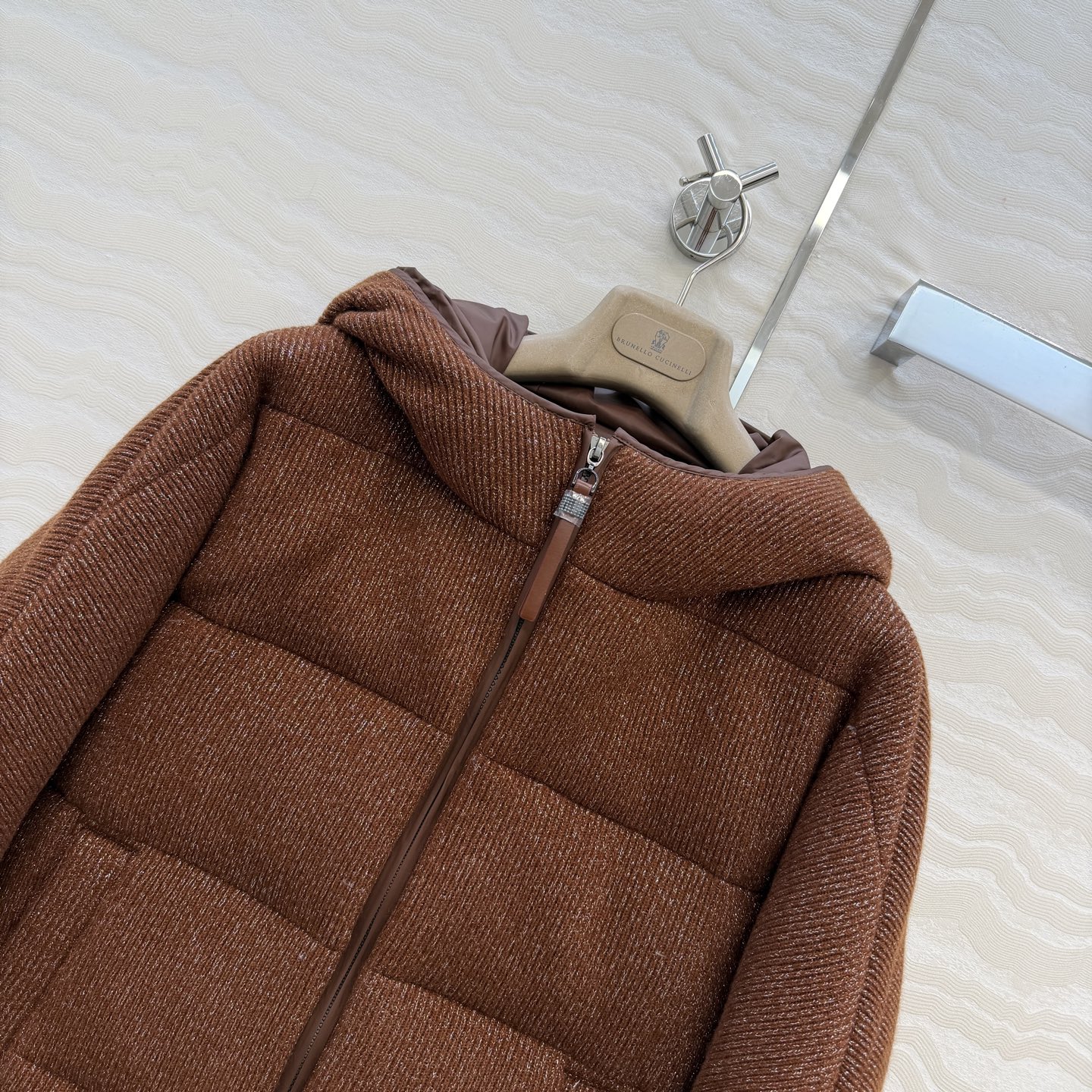 独家首发❤️品质控必入！BC高奢老钱风穿搭！重工金丝纱线羊毛面包羽绒服！国标进口90%白鹅绒轻盈舒适自带