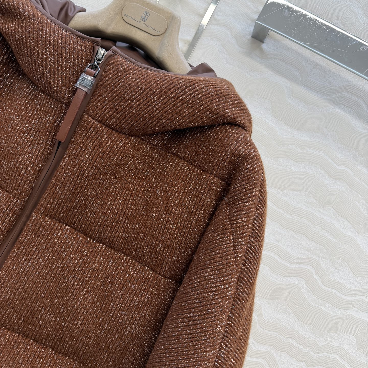 独家首发❤️品质控必入！BC高奢老钱风穿搭！重工金丝纱线羊毛面包羽绒服！国标进口90%白鹅绒轻盈舒适自带