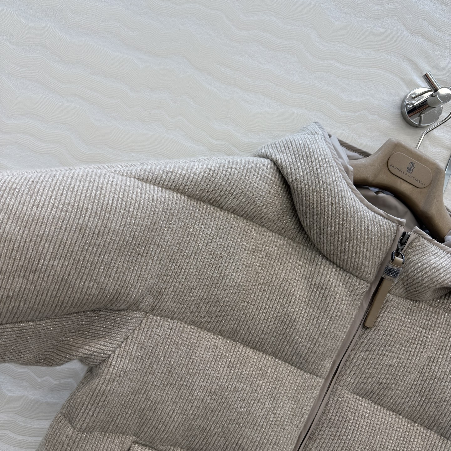 独家首发❤️品质控必入！BC高奢老钱风穿搭！重工金丝纱线羊毛面包羽绒服！国标进口90%白鹅绒轻盈舒适自带