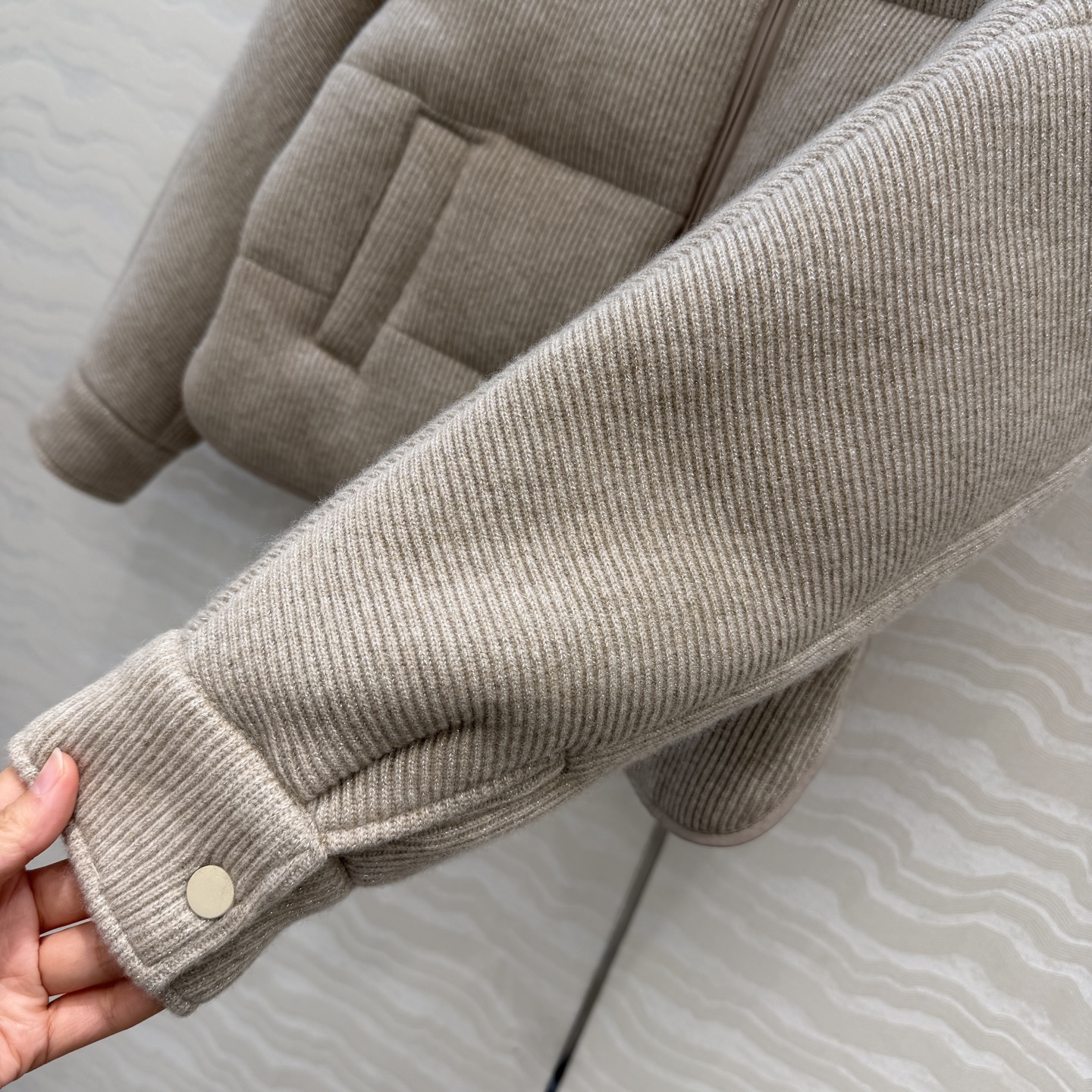 独家首发❤️品质控必入！BC高奢老钱风穿搭！重工金丝纱线羊毛面包羽绒服！国标进口90%白鹅绒轻盈舒适自带