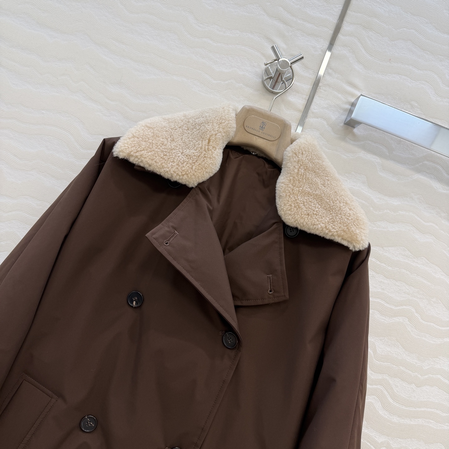 独家首发❤️品质控必入！BC高奢老钱风穿搭！重工可拆羊羔毛领羽绒服！国标进口90%白鹅绒轻盈舒适自带发热