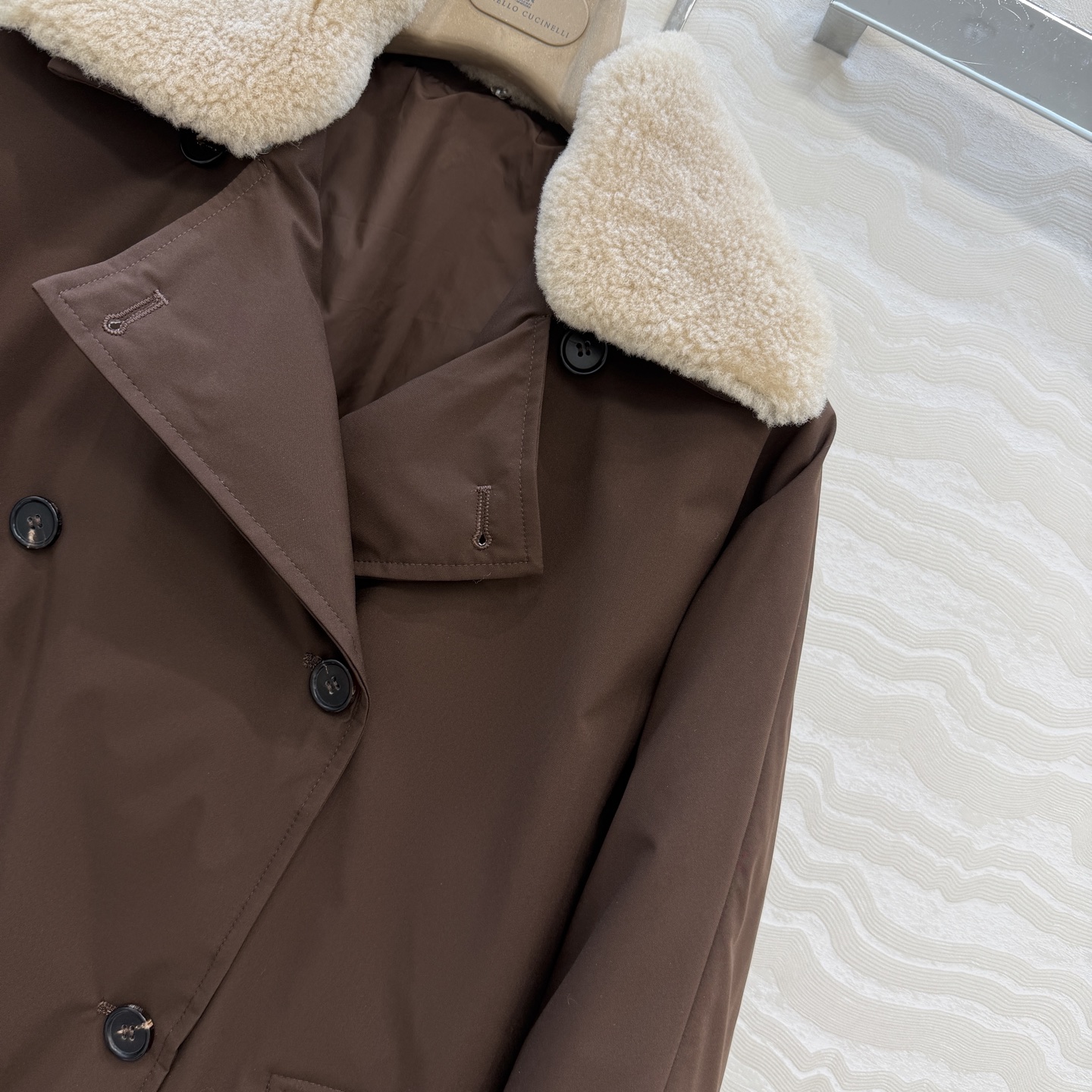 独家首发❤️品质控必入！BC高奢老钱风穿搭！重工可拆羊羔毛领羽绒服！国标进口90%白鹅绒轻盈舒适自带发热