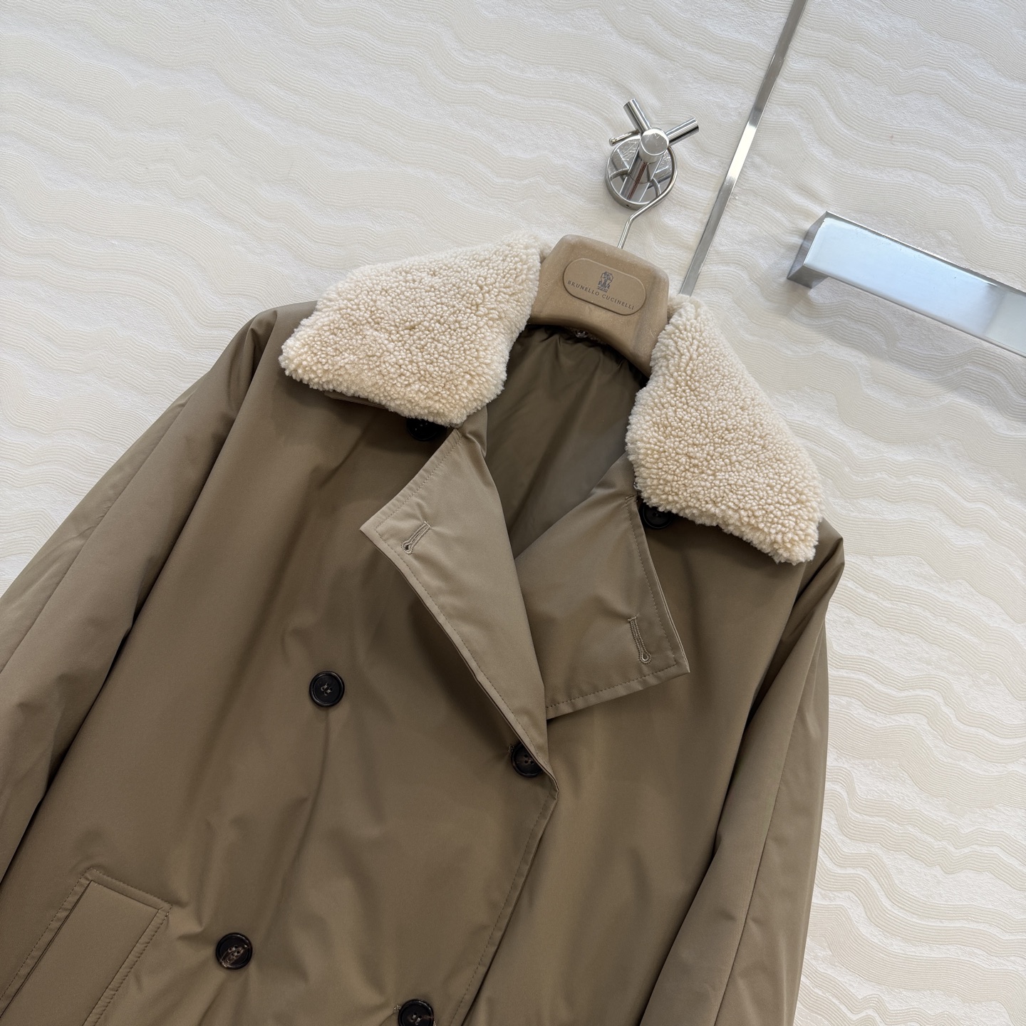 独家首发❤️品质控必入！BC高奢老钱风穿搭！重工可拆羊羔毛领羽绒服！国标进口90%白鹅绒轻盈舒适自带发热