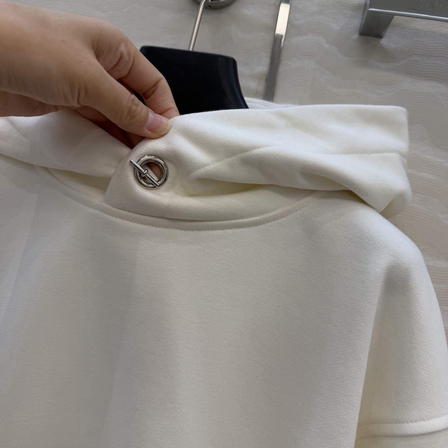 独家首发❤️原单品质H运动套装！高智感休闲气质泽西棉套装！金属环扣减龄运动少女连帽卫搭配直筒裤一套上身绝