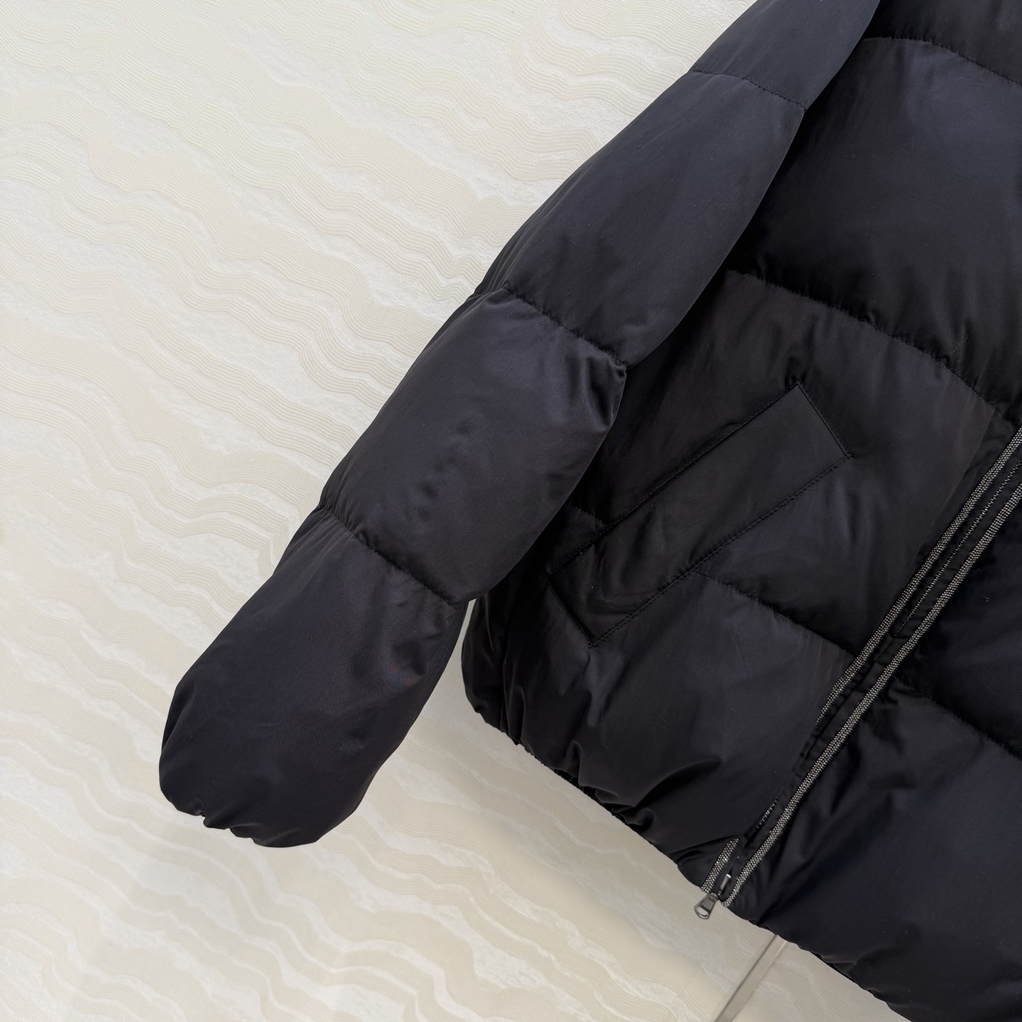 独家首发❤️品质控必入！BC高奢老钱风穿搭！羊羔毛领铜链羽绒服！国标进口90%白鹅绒80-85-90克填